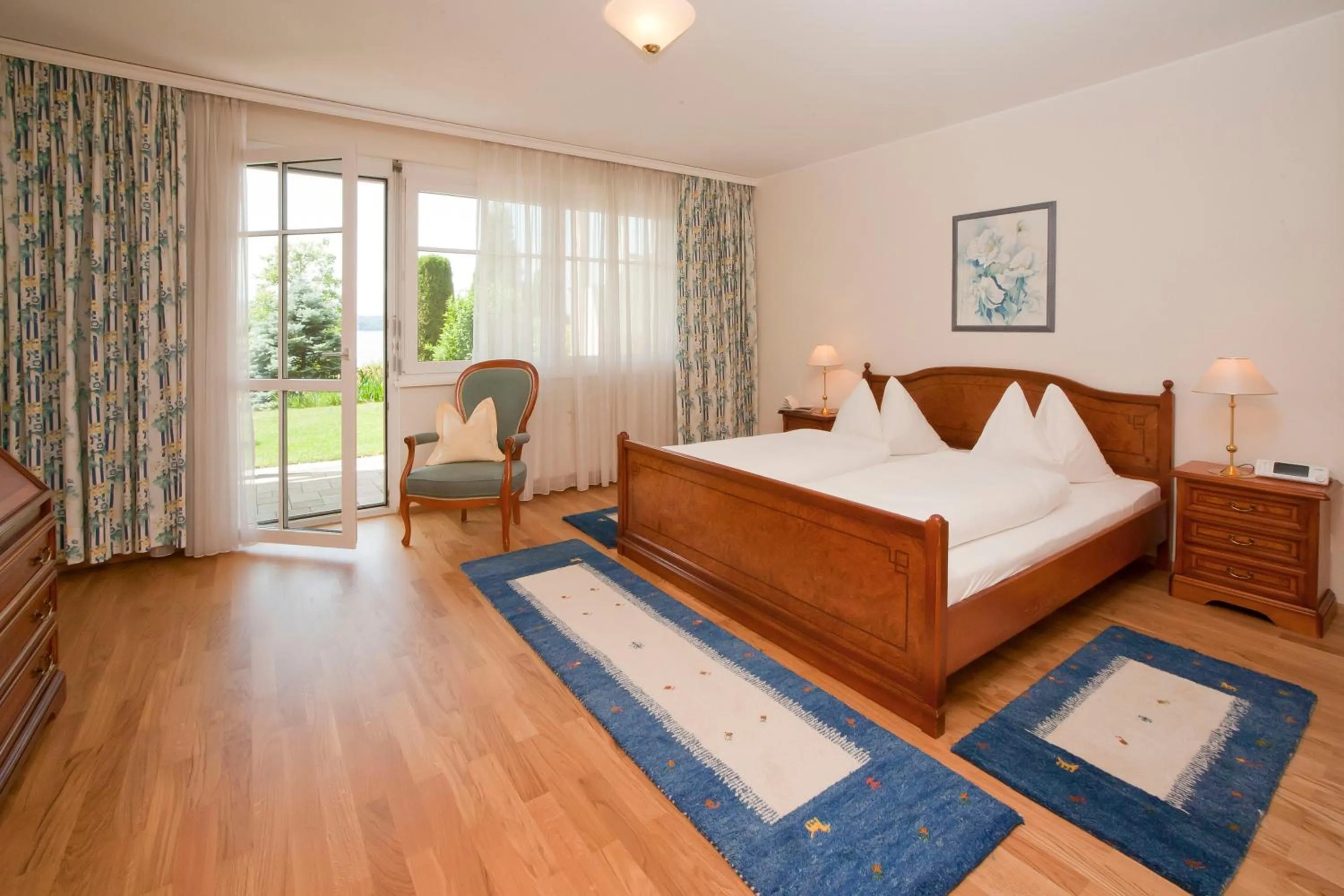 Bed in Werzer Strandcasino Hotel