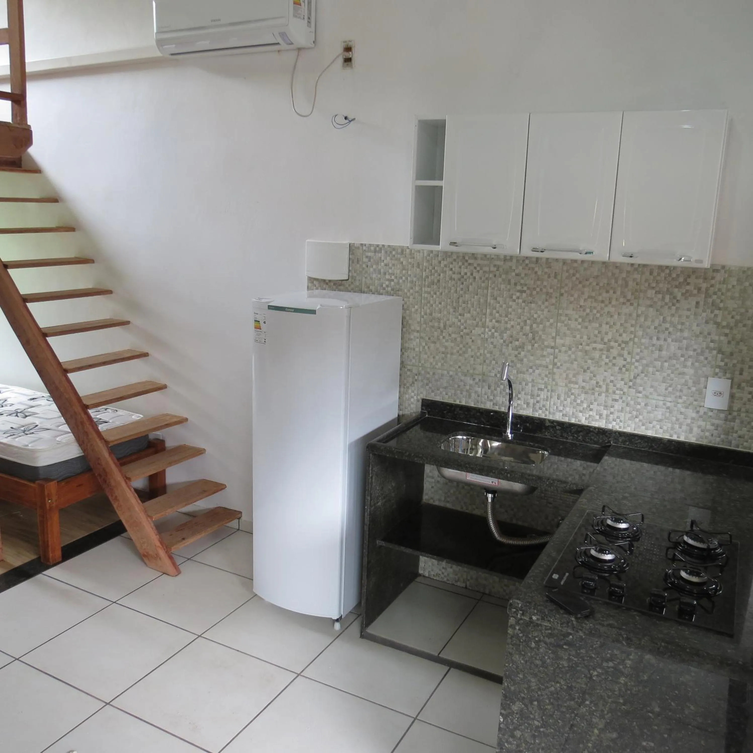 Kitchen or kitchenette in Recanto da Ilha