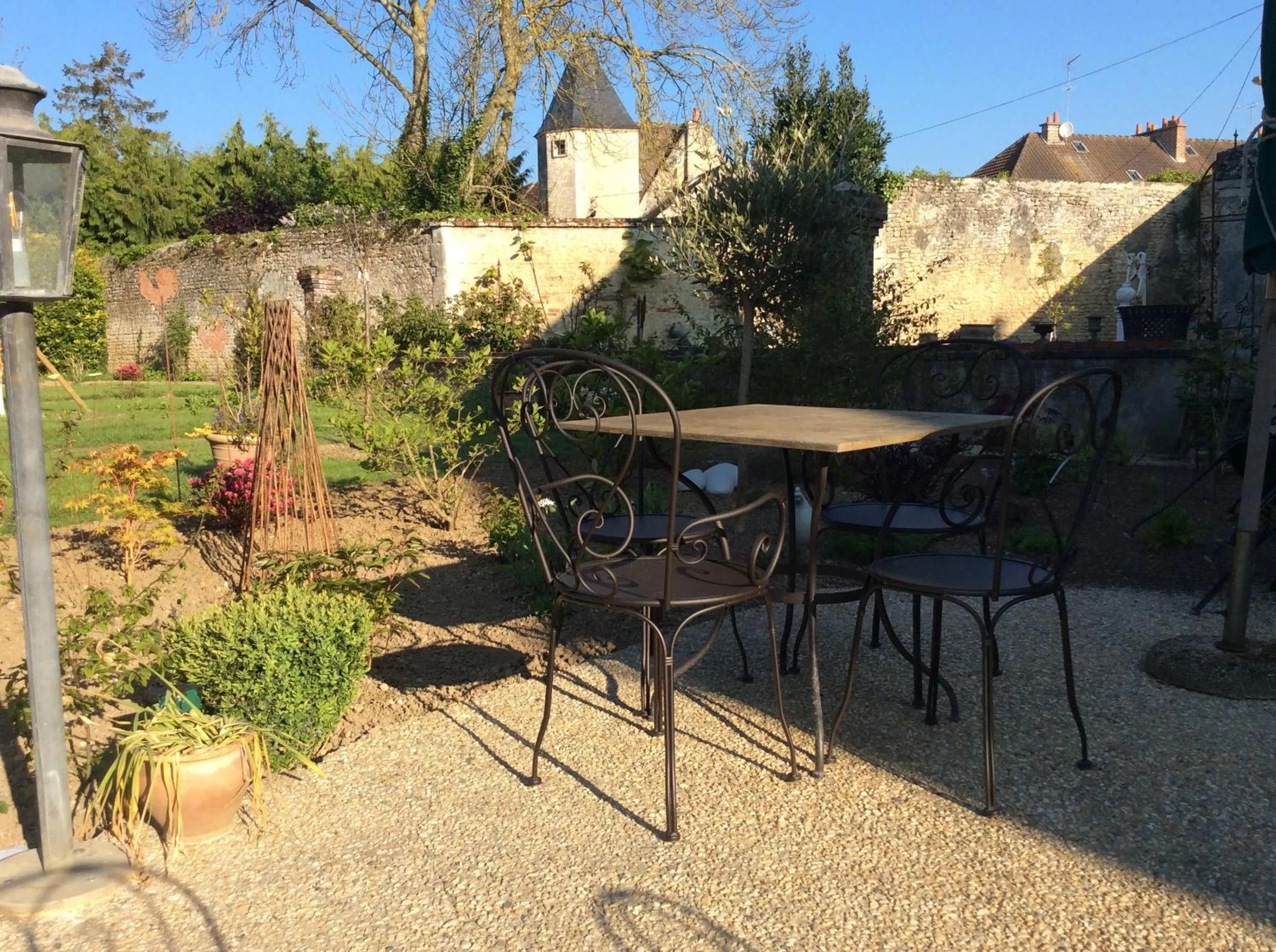 Garden view in La Maison Des Buis