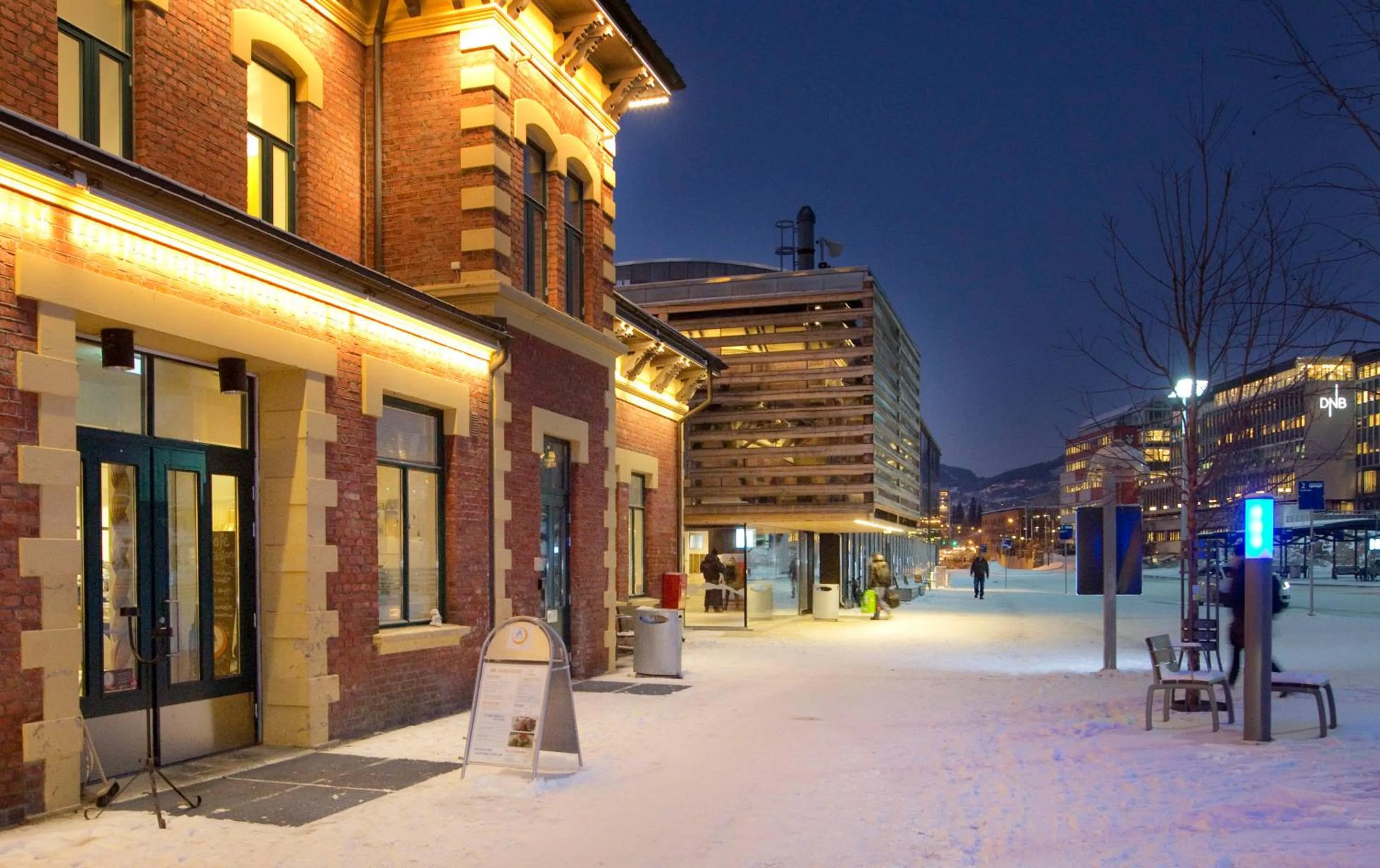 Restaurant/places to eat in Lillehammer Stasjonen Hotel