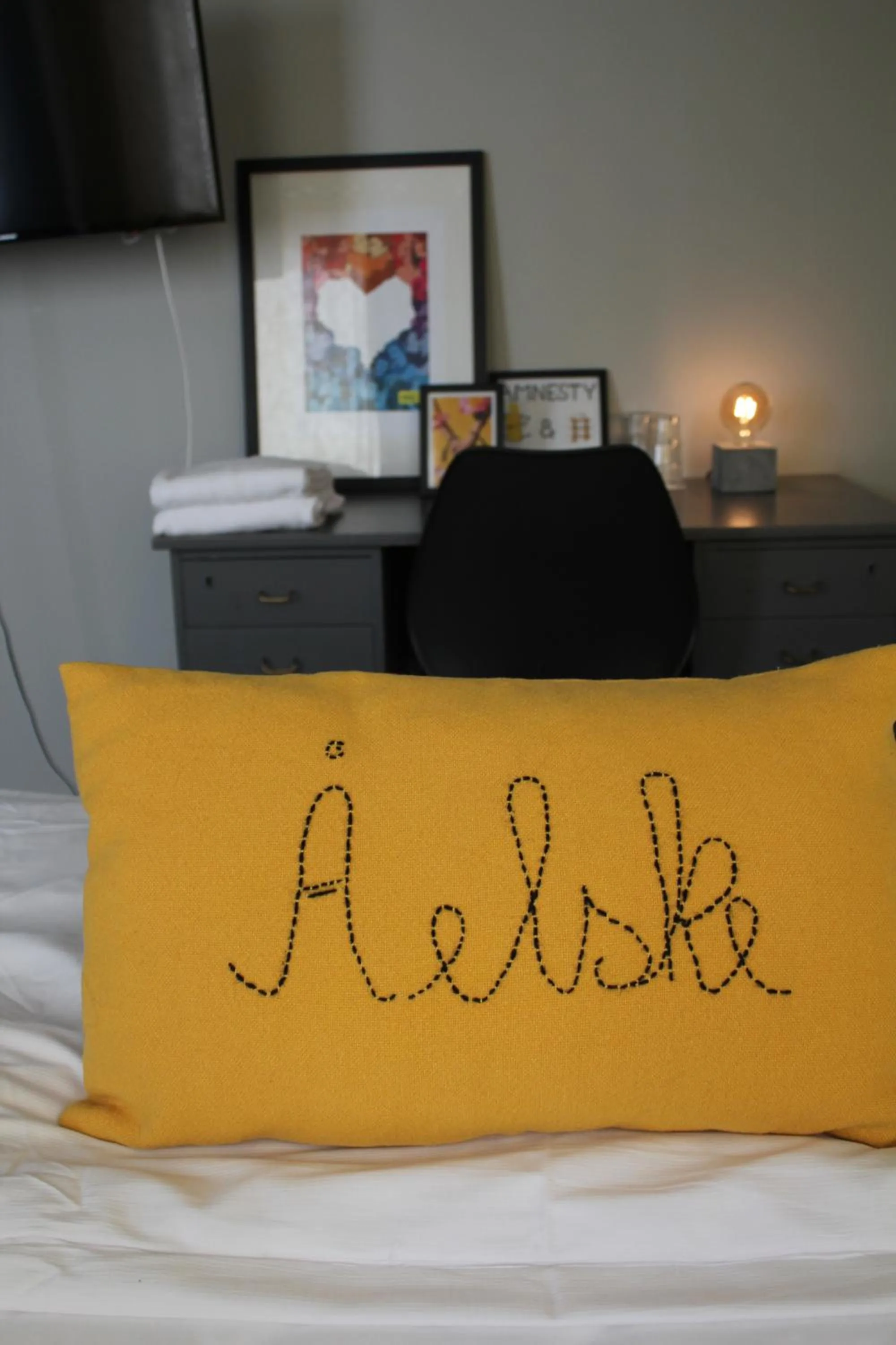 Decorative detail in Lillehammer Stasjonen Hotel