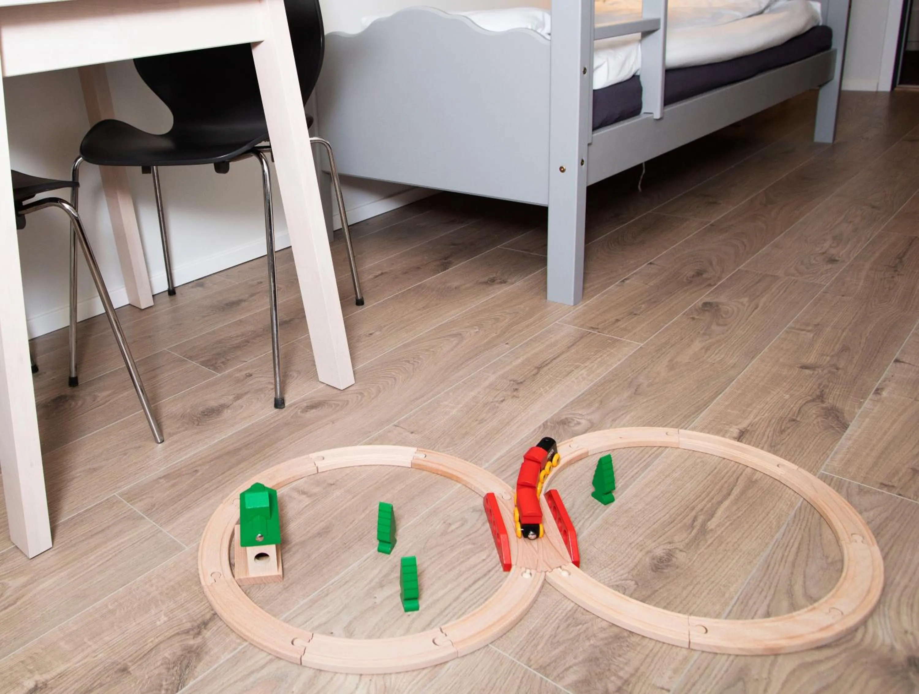 Bedroom, Bed in Lillehammer Stasjonen Hotel