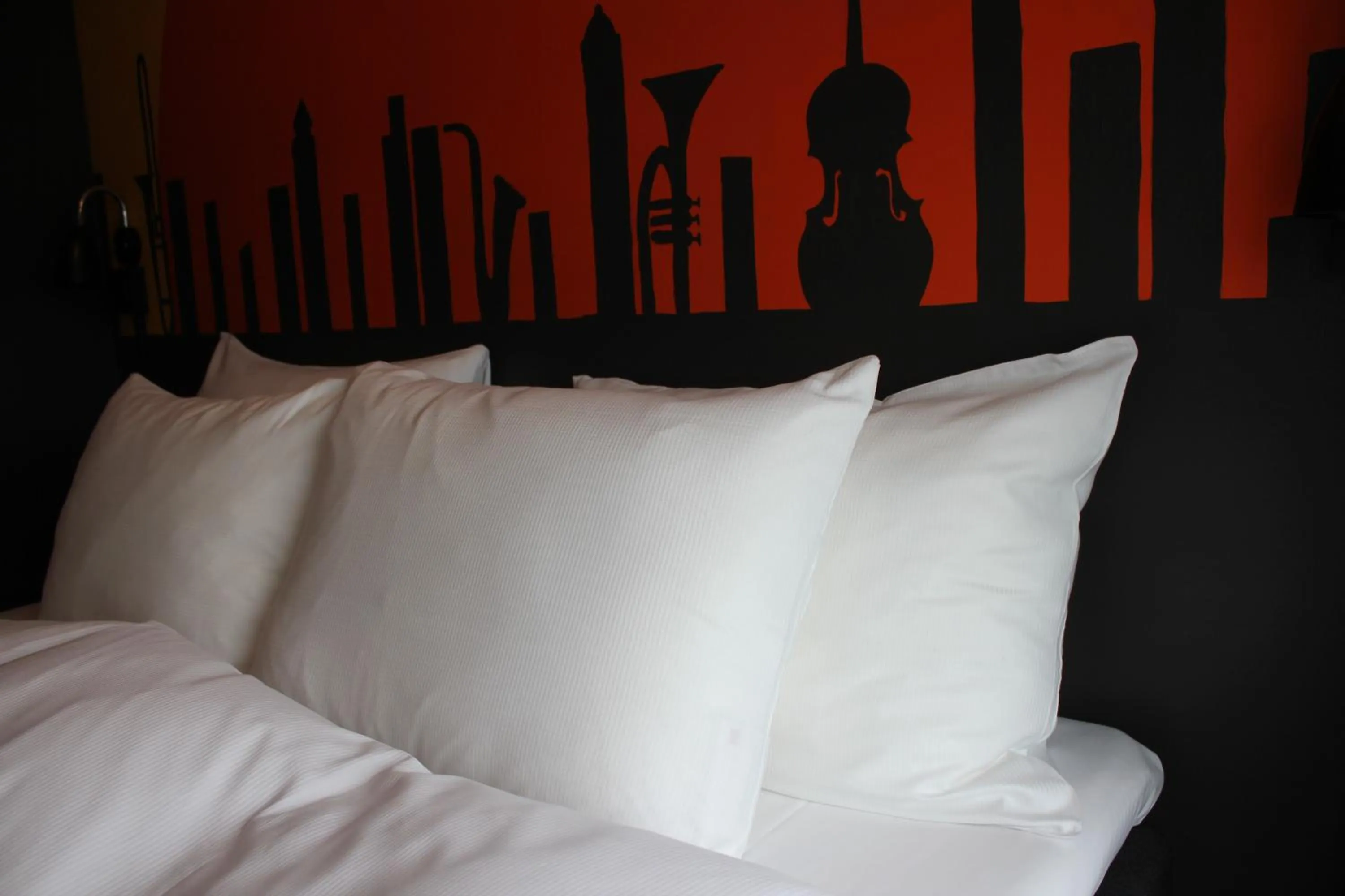 Bed in Lillehammer Stasjonen Hotel