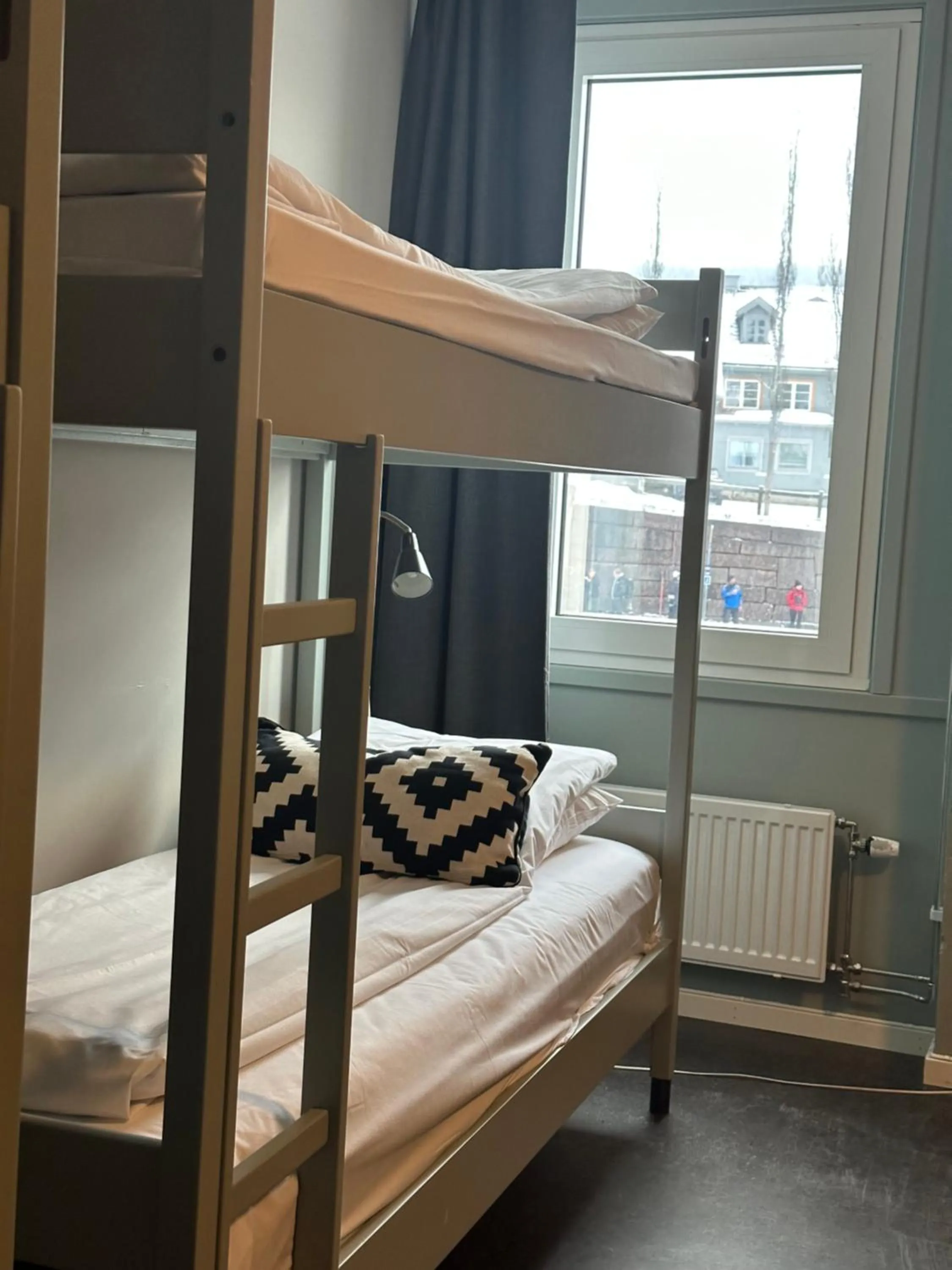 Bed in Lillehammer Stasjonen Hotel