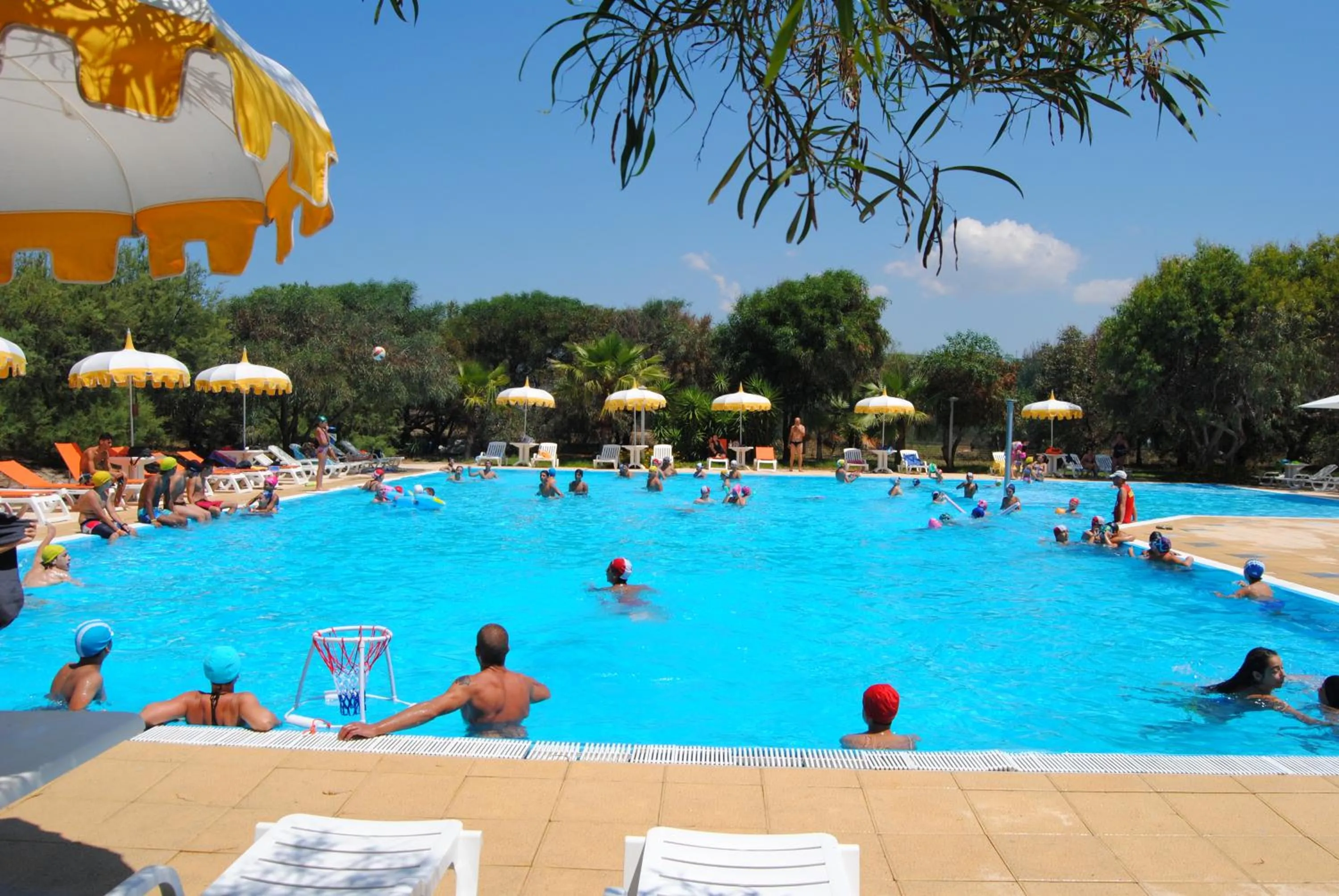 Pool view in La Porta del Sole Hotel & Village