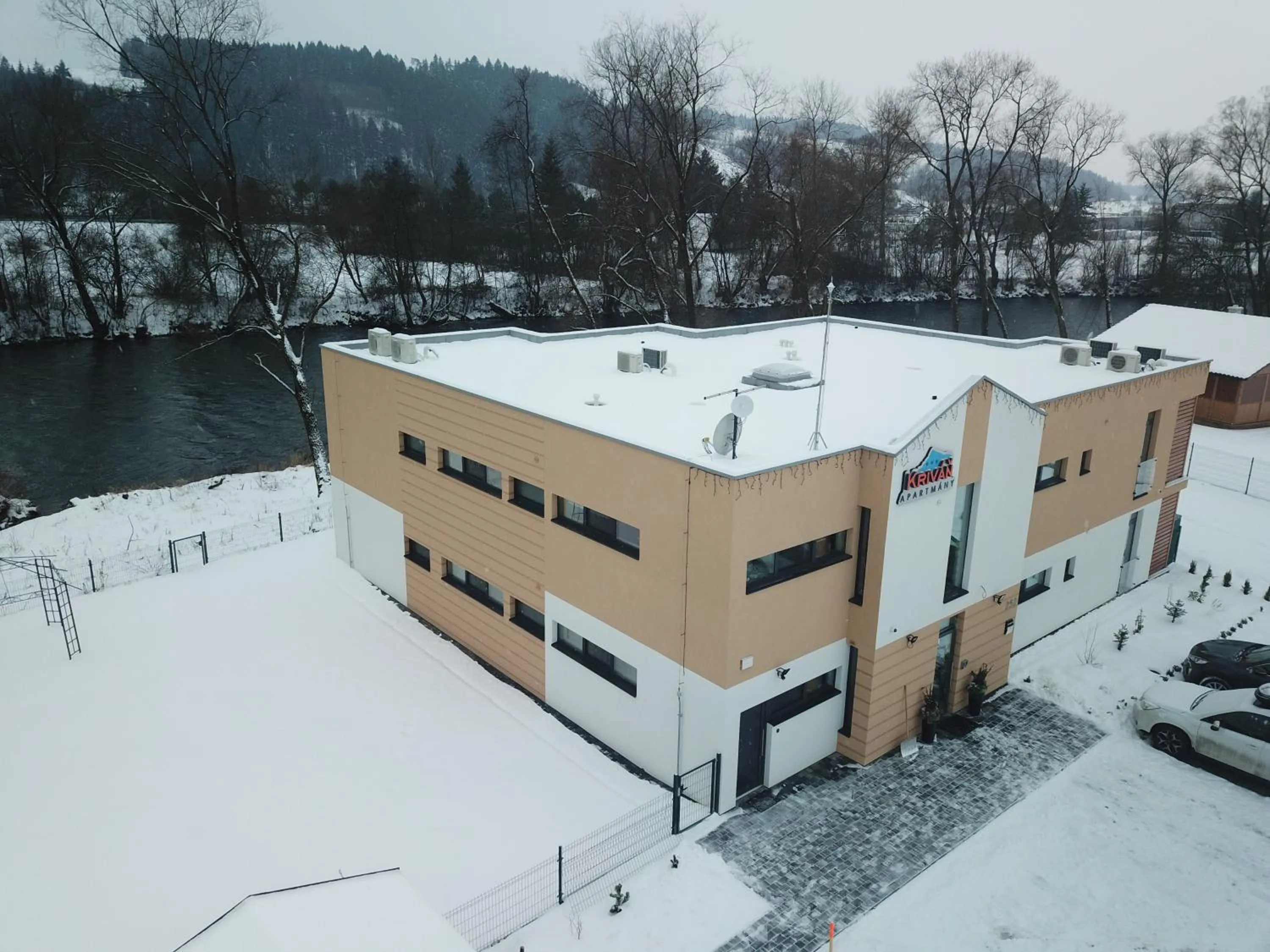 River view in Apartmánový Dom Kriváň