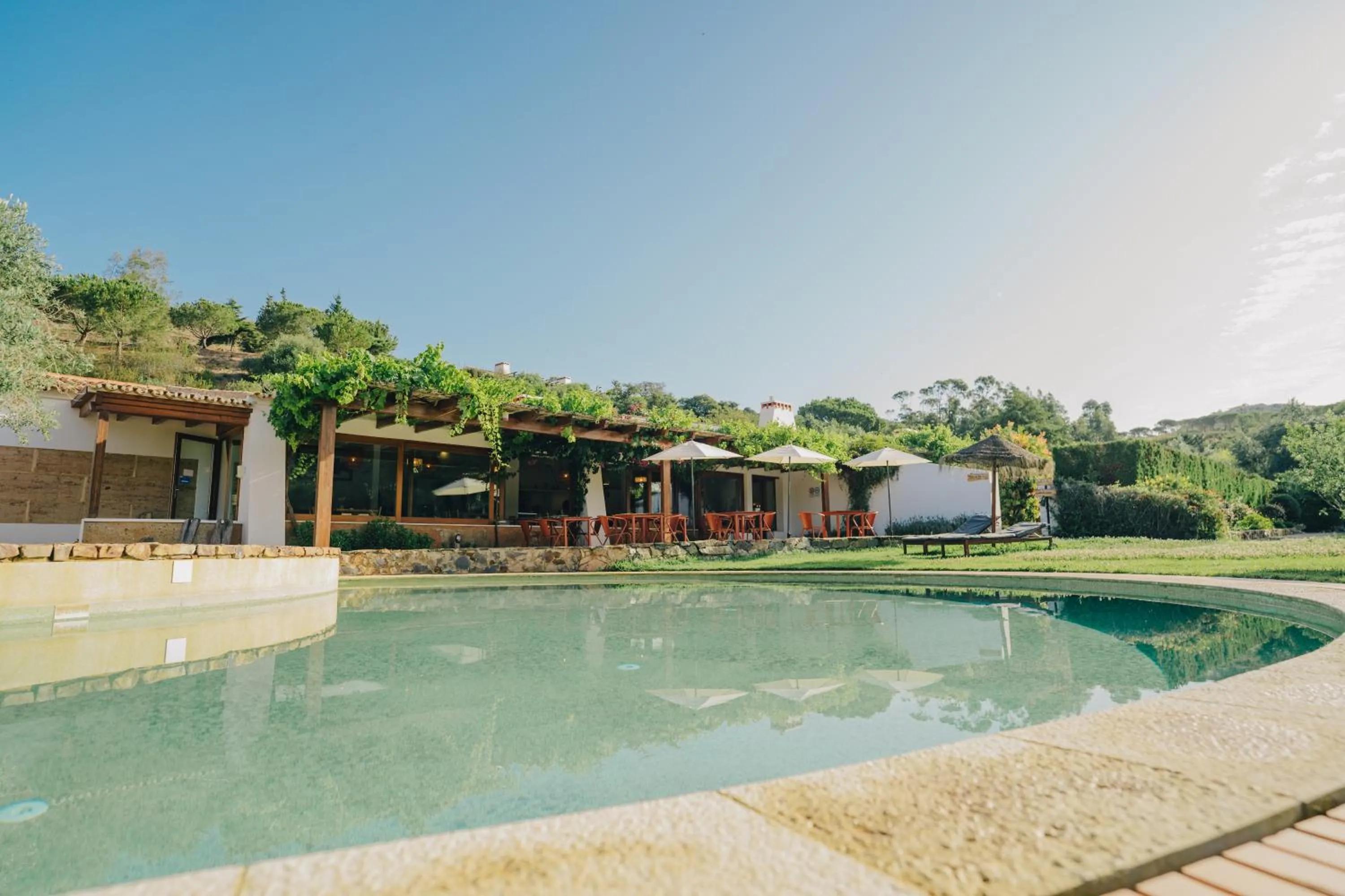 Pool view in Monte Da Vilarinha