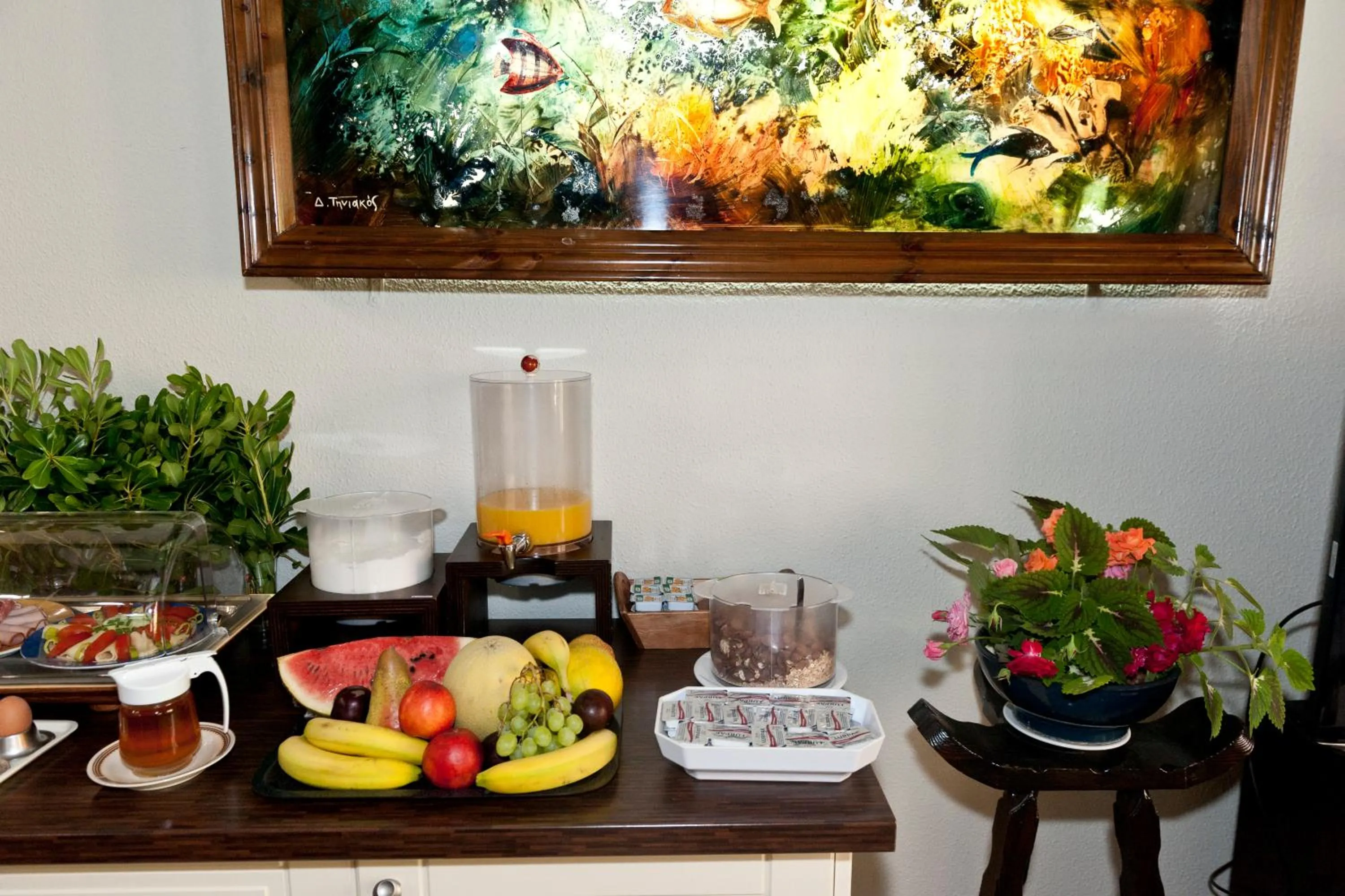 Buffet breakfast in Pegasus Hotel