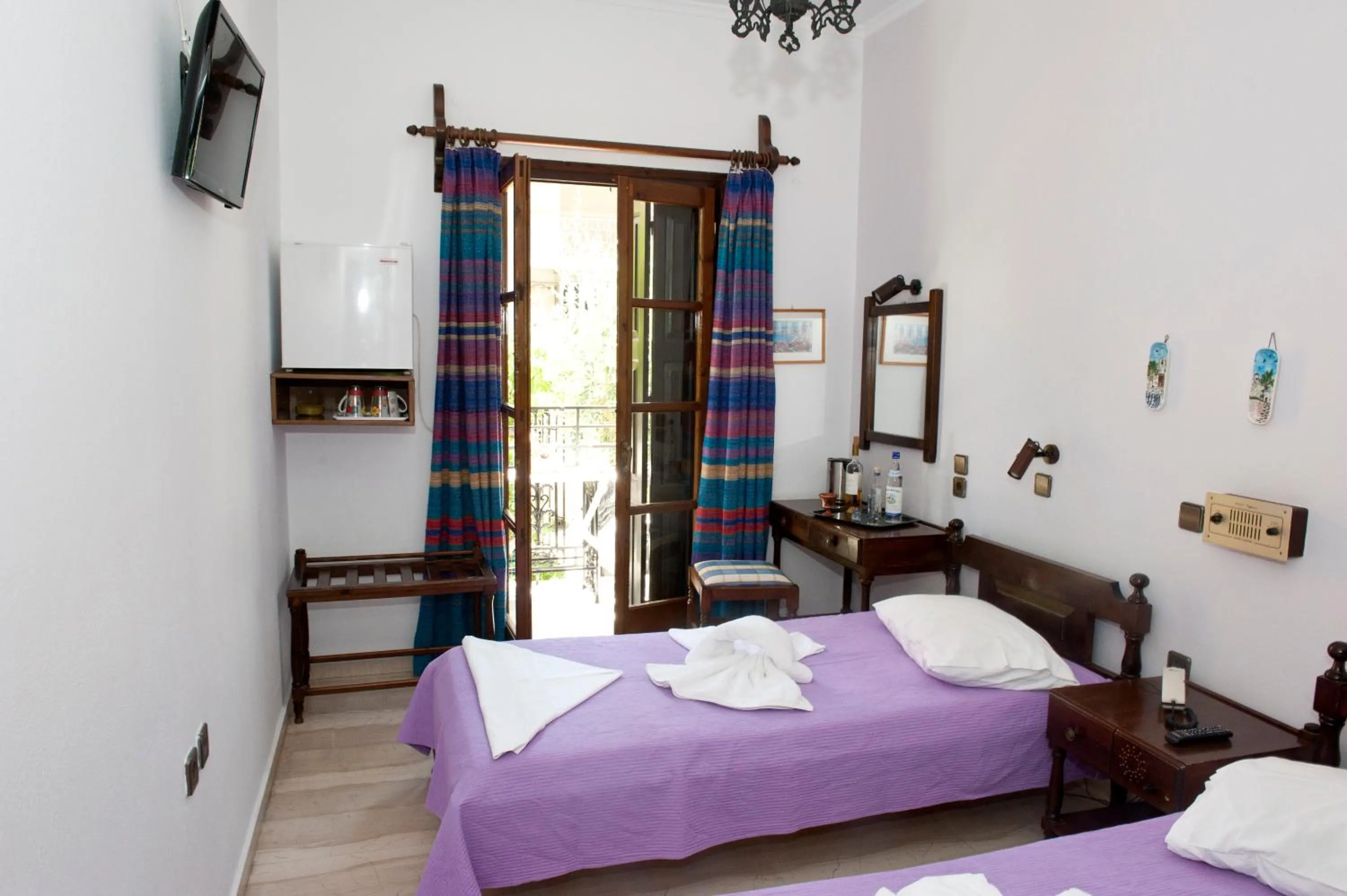 Bed in Pegasus Hotel