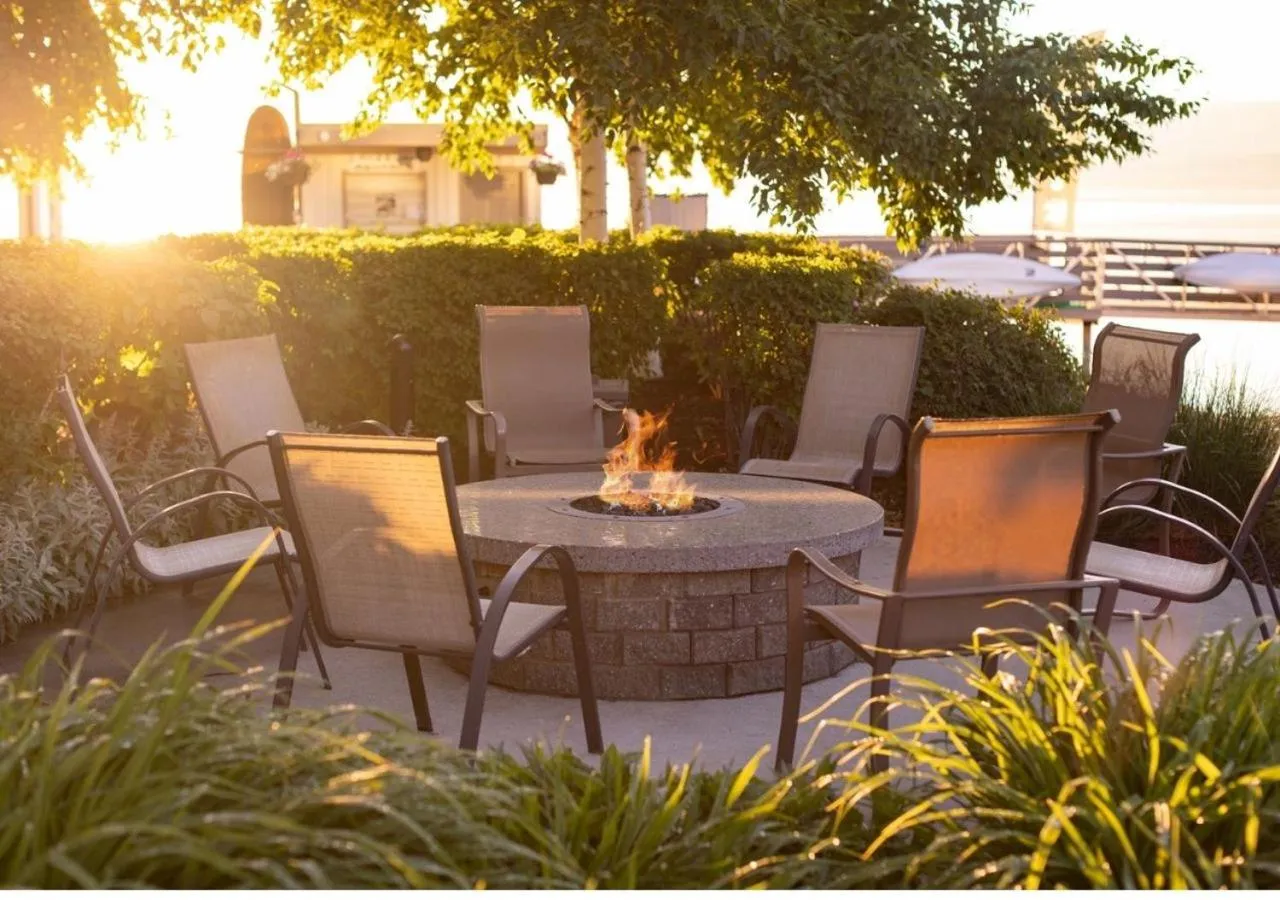 Patio in The Cove Lakeside Resort