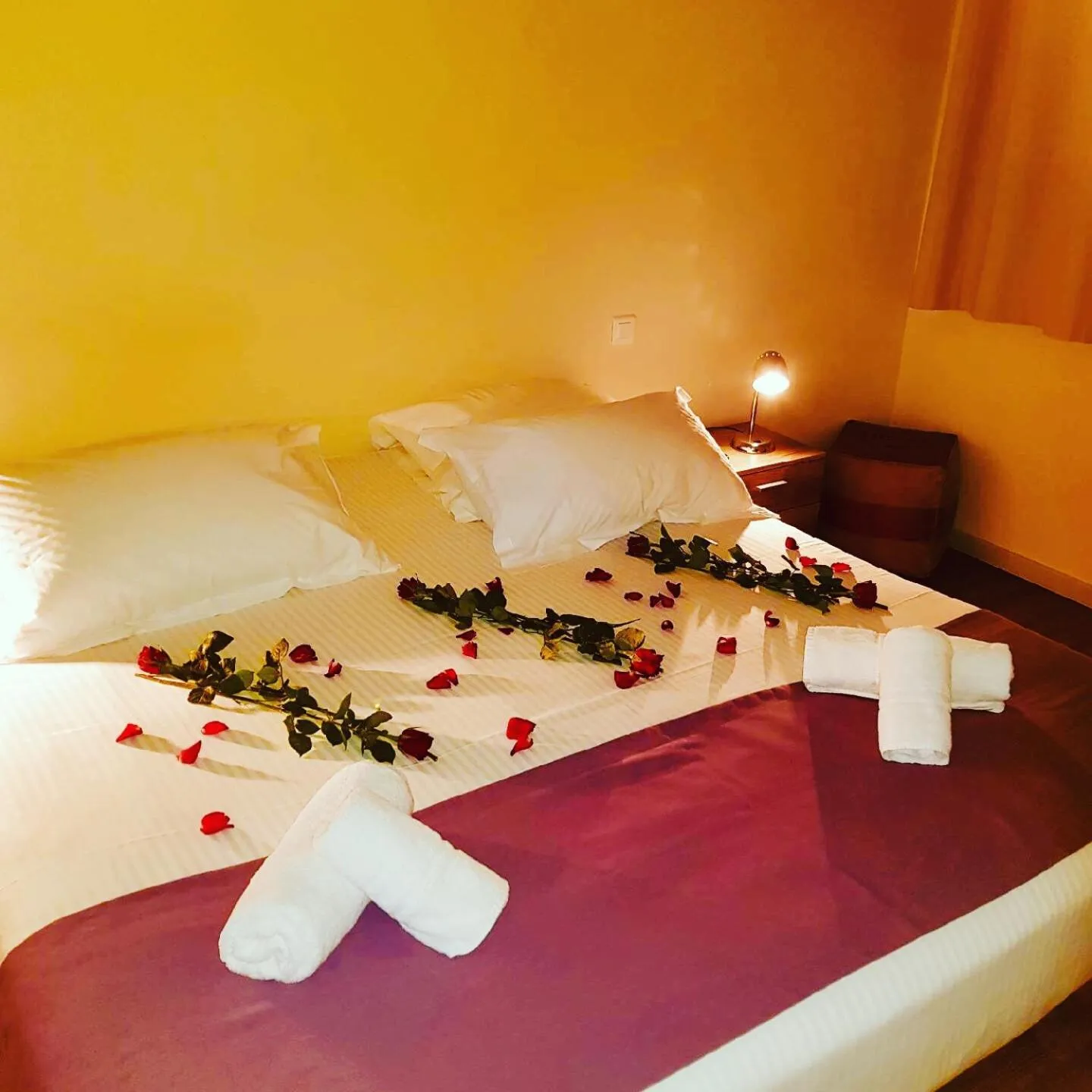 Bed in Hotel Les Hauts de Porto-Vecchio