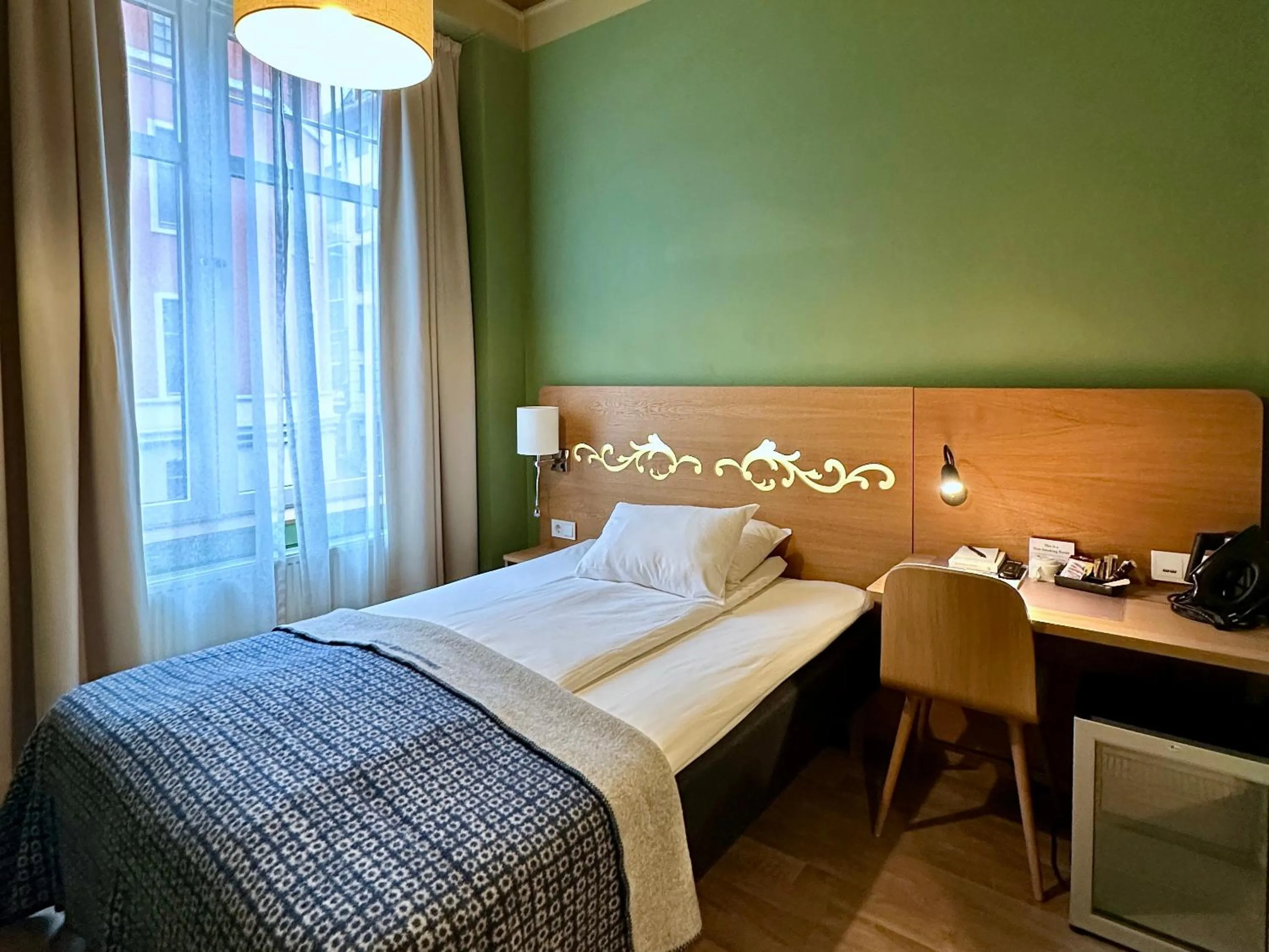 Bed in Hotell Bondeheimen