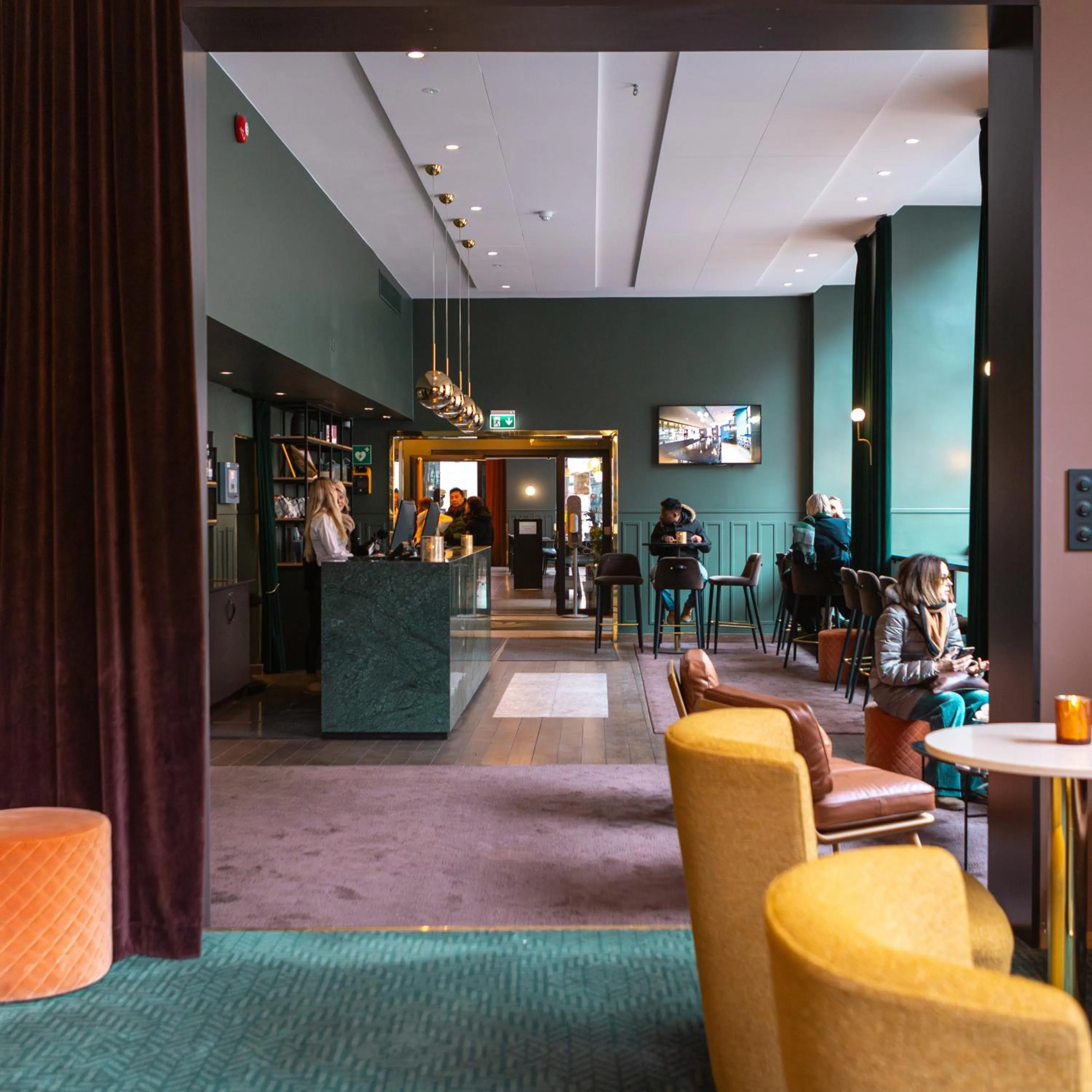 Lobby or reception in Hotell Bondeheimen