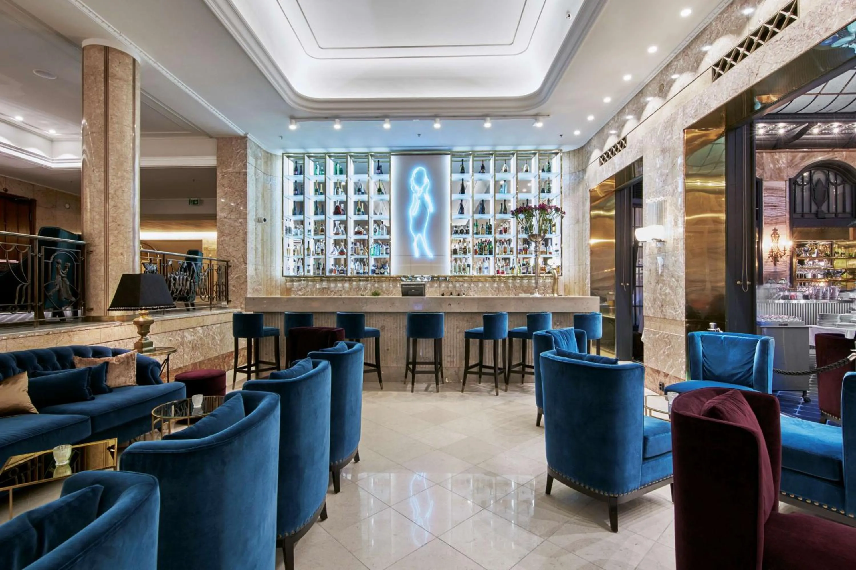 Lounge or bar in Grand Hotel Oslo