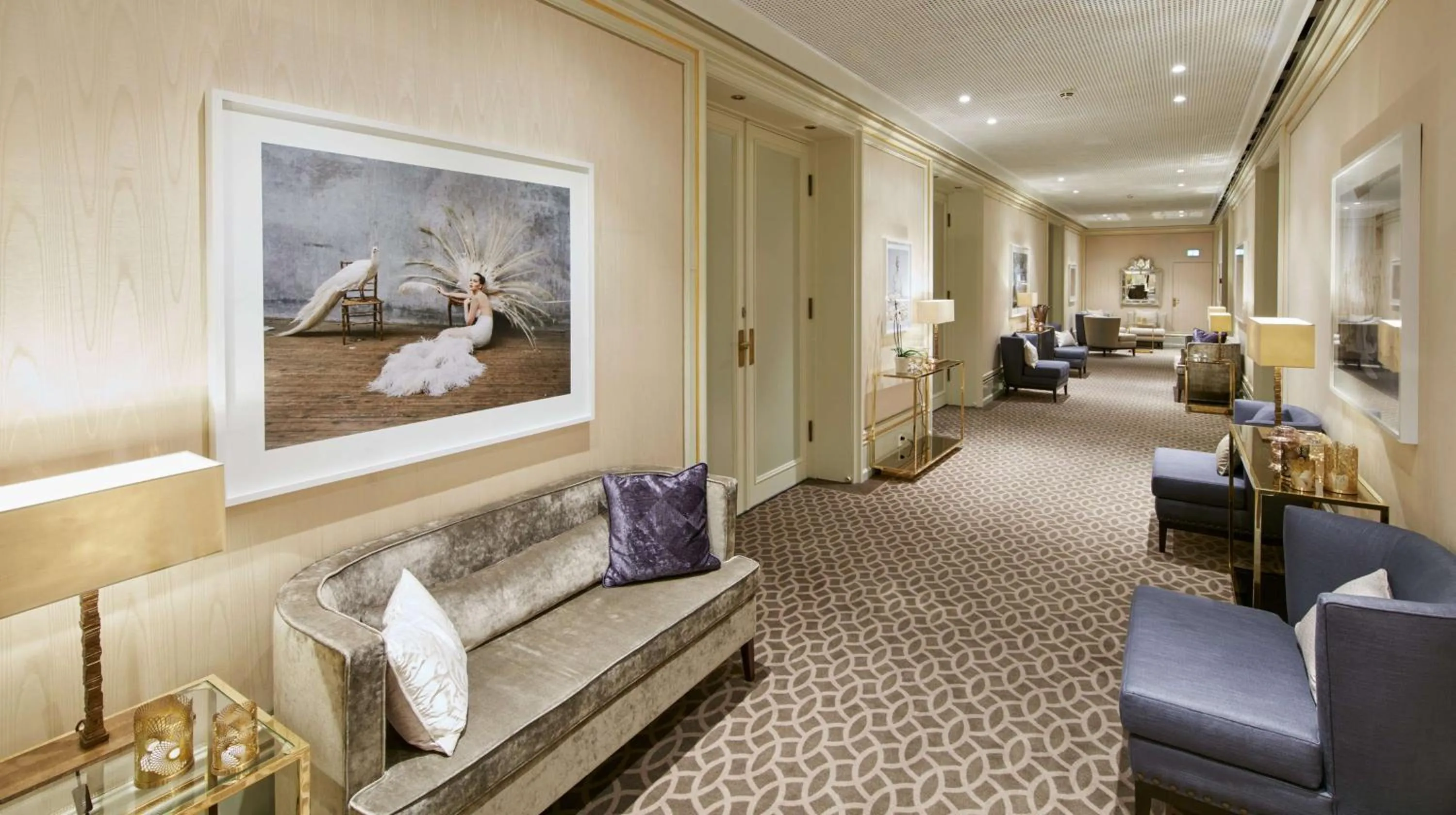 Lobby or reception, Bed in Grand Hotel Oslo