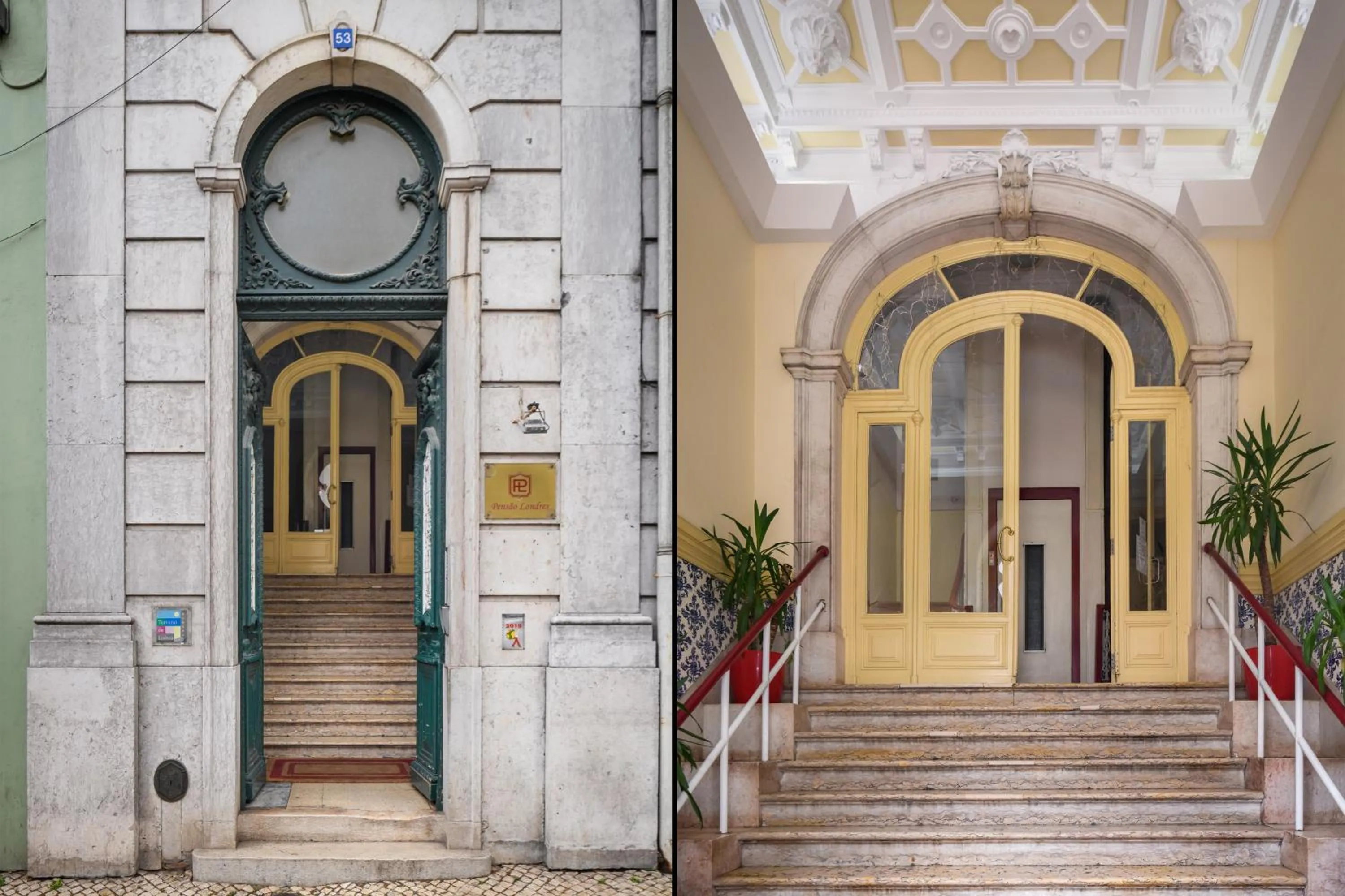 Facade/entrance in Pensão Londres