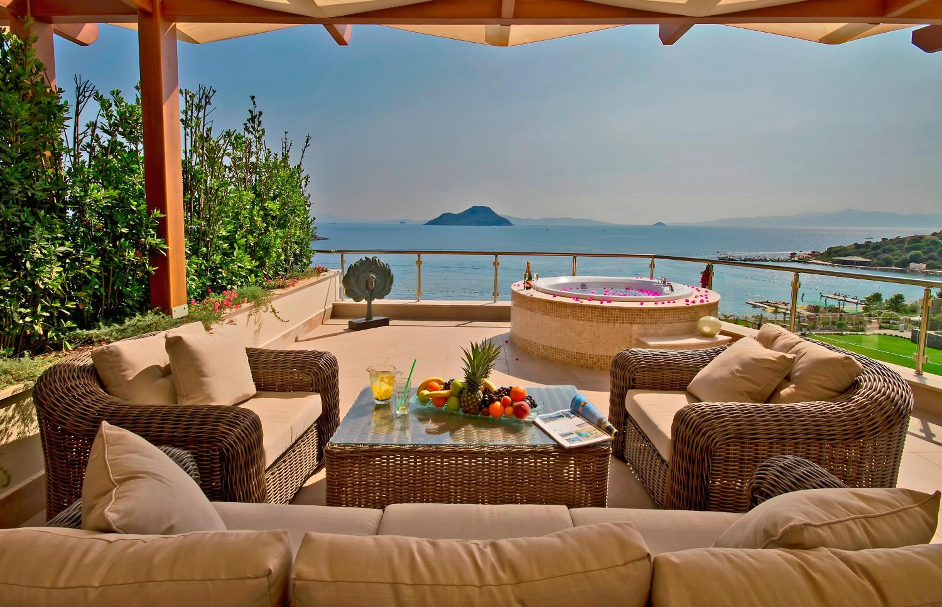 Patio in Sianji Well-Being Resort