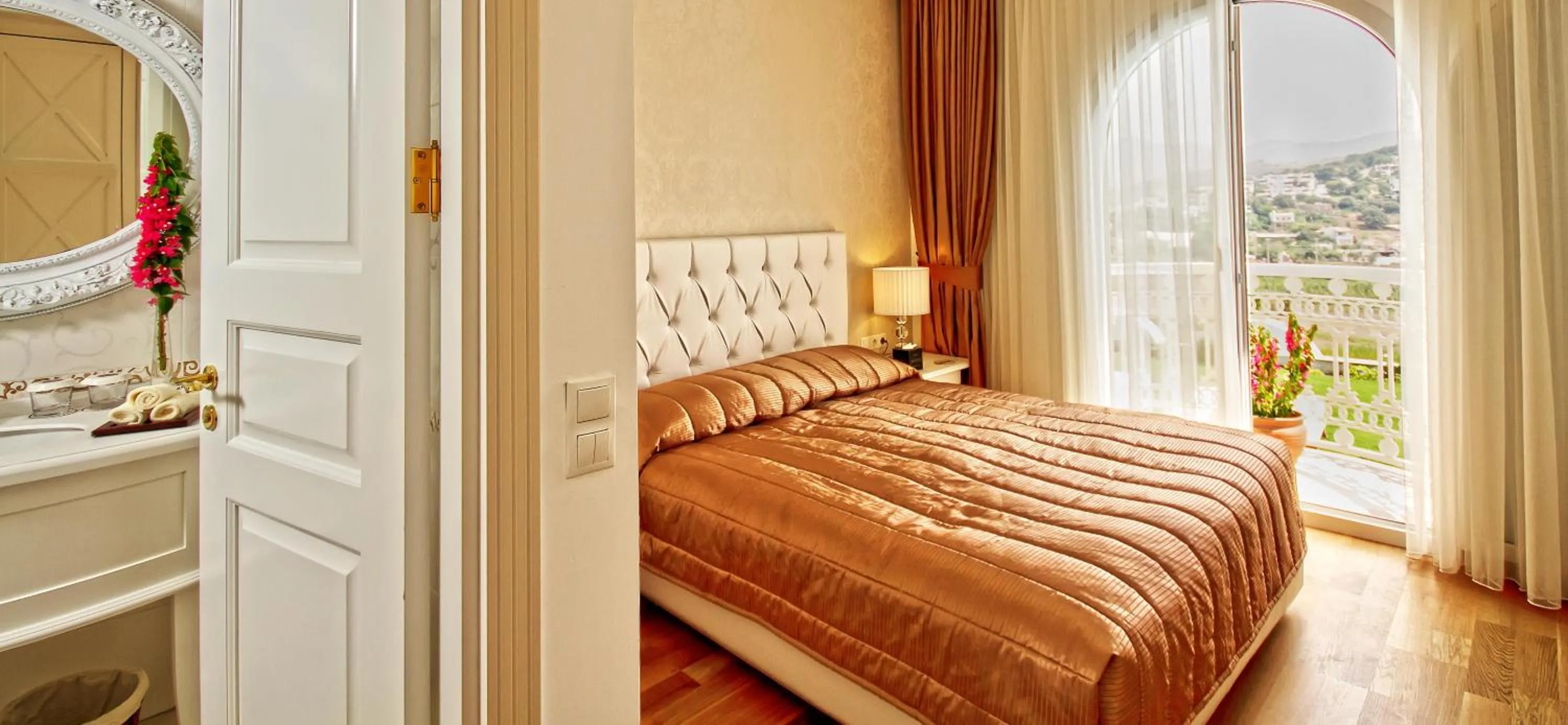 Bed in Sianji Well-Being Resort