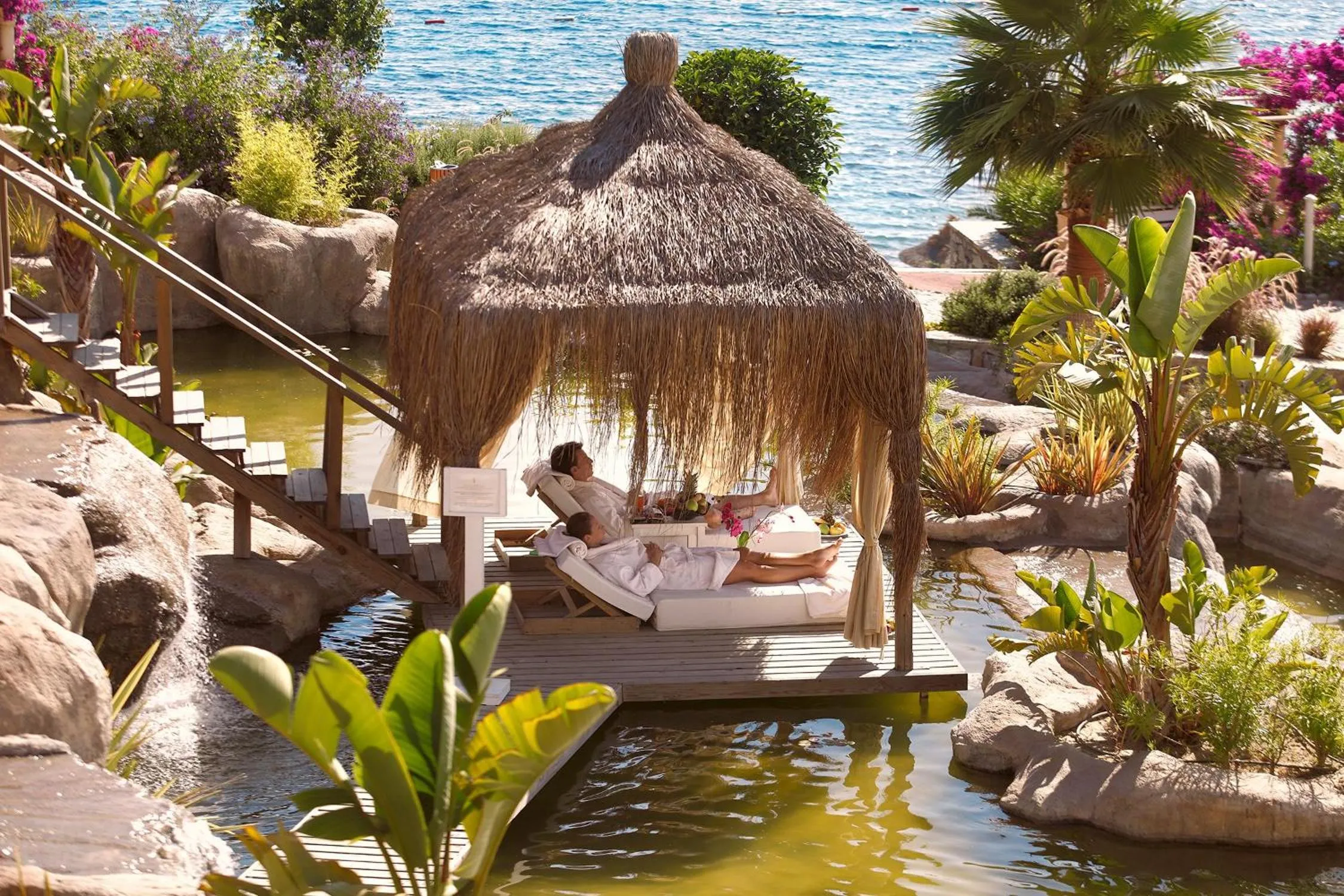 People in Sianji Well-Being Resort