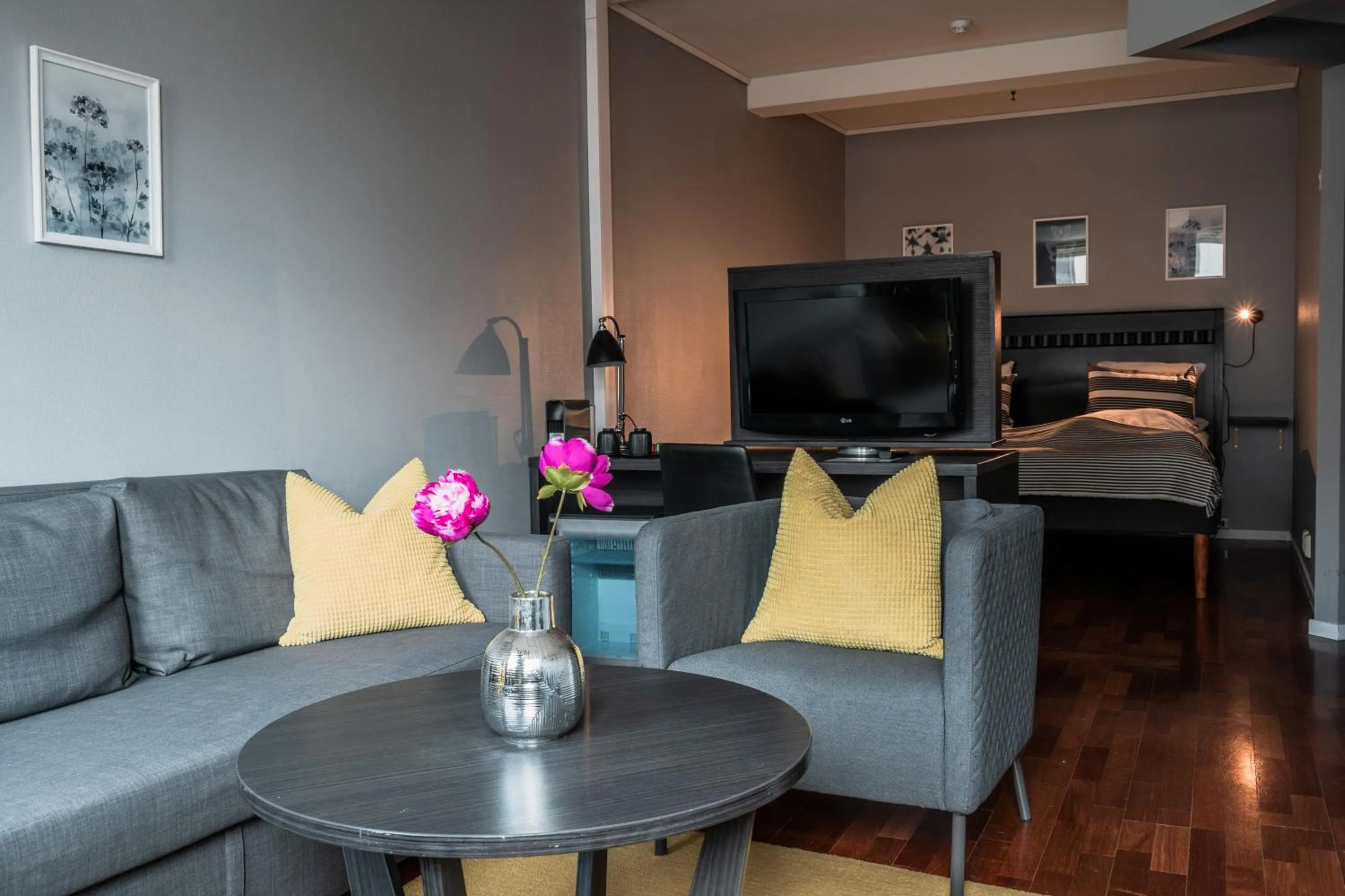 Bed in First Hotel Millennium