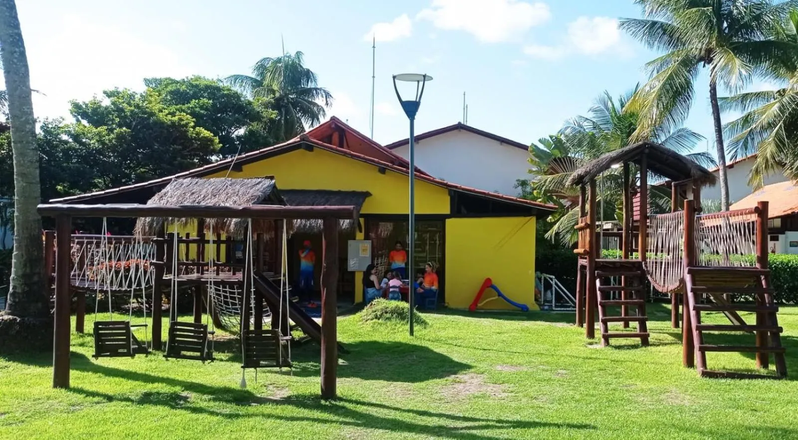Children play ground in Serrambi Resort