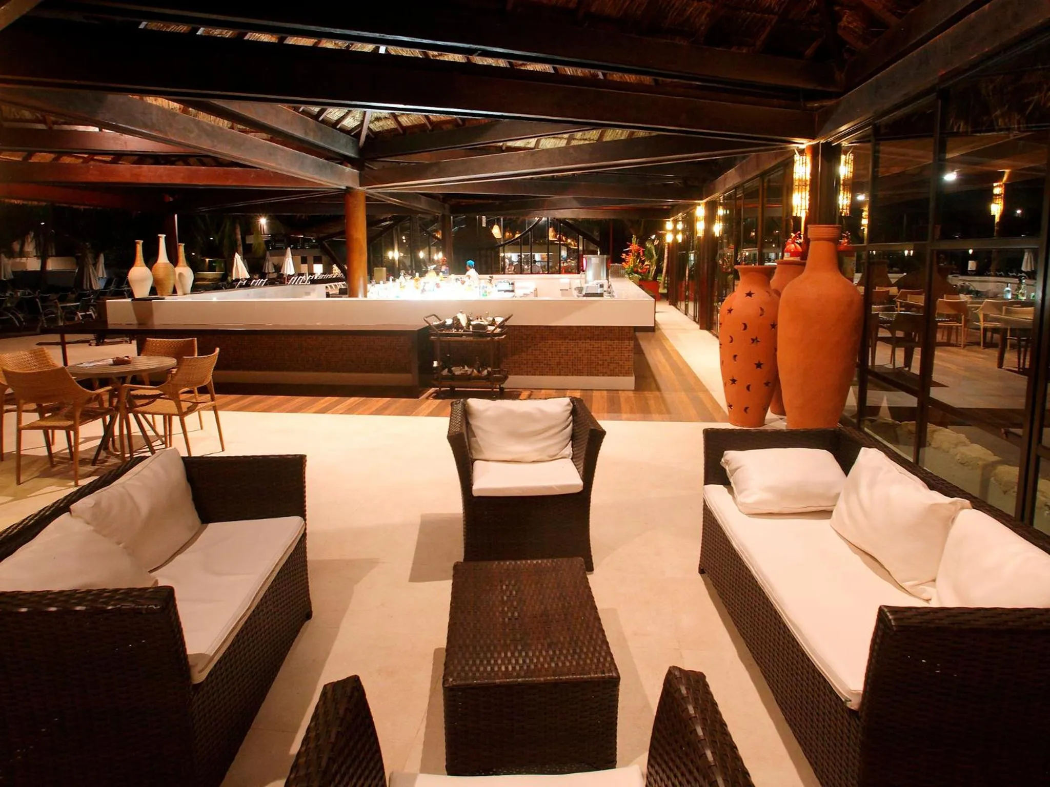 Communal lounge/ TV room in Serrambi Resort