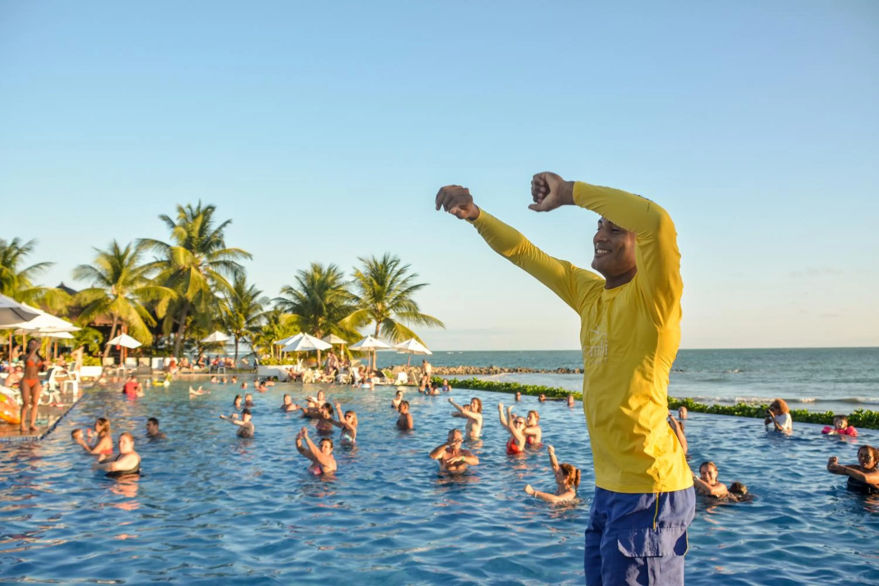 People in Serrambi Resort