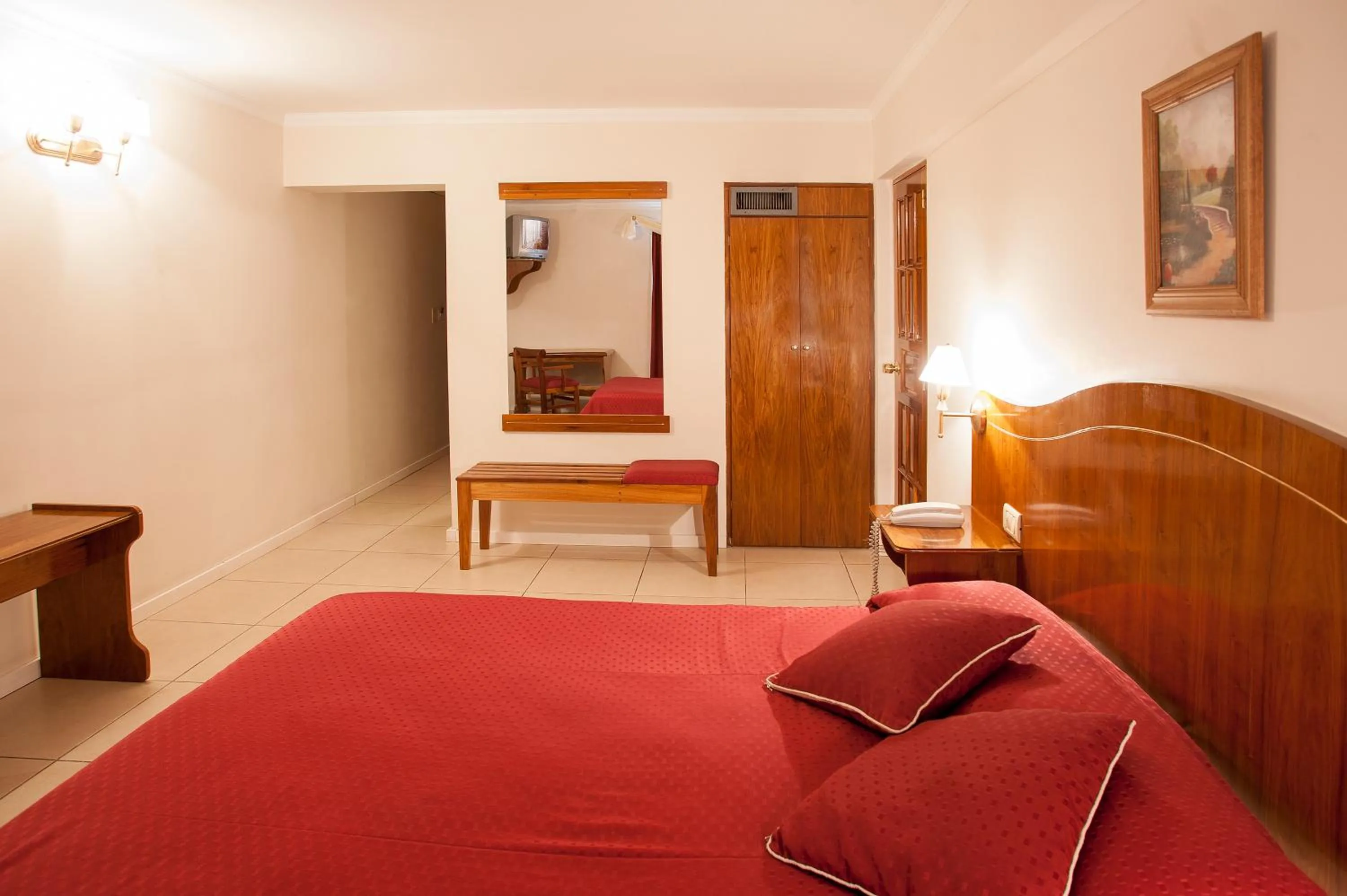 Bed in Hotel Princess