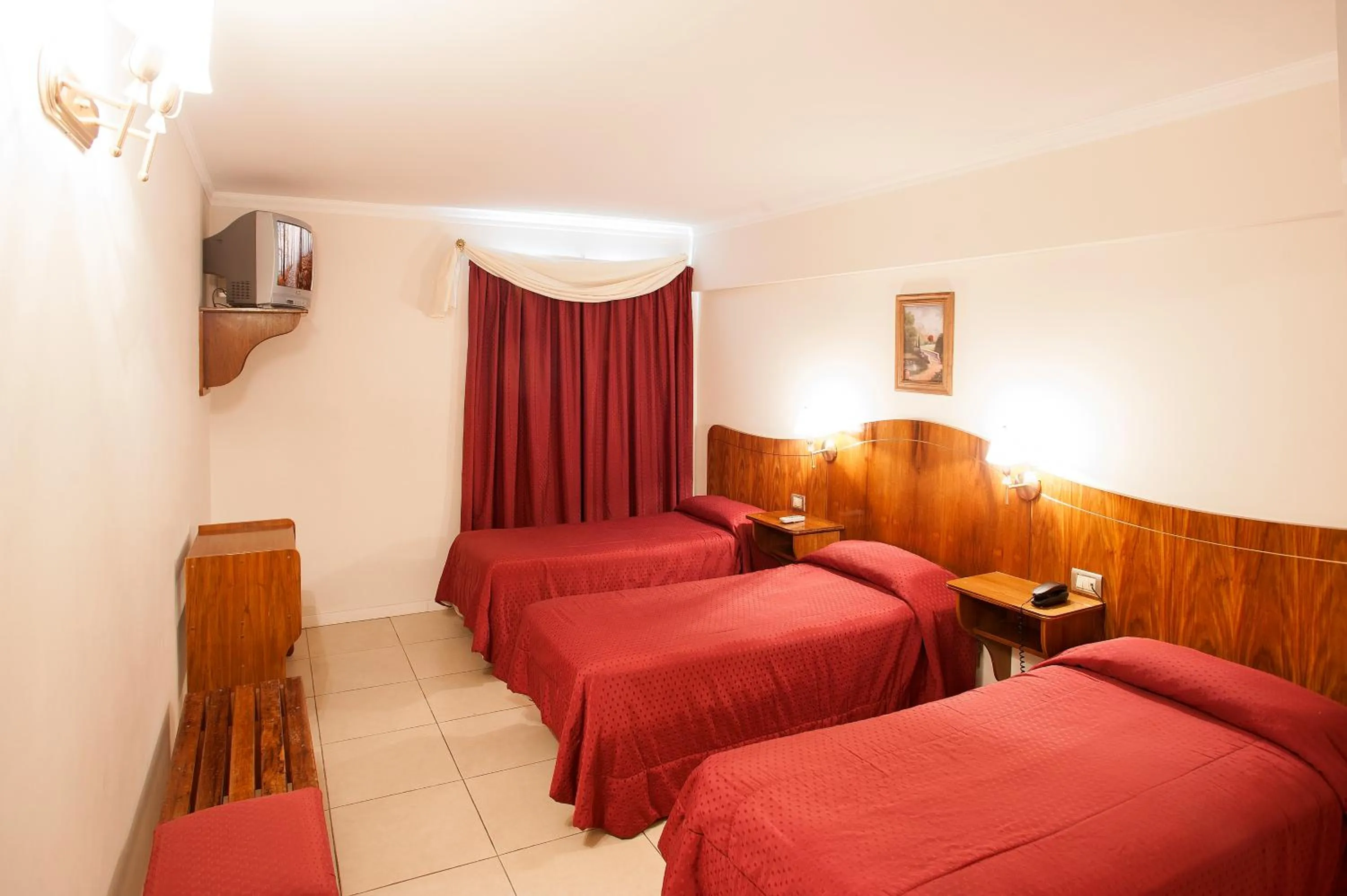 Bed in Hotel Princess