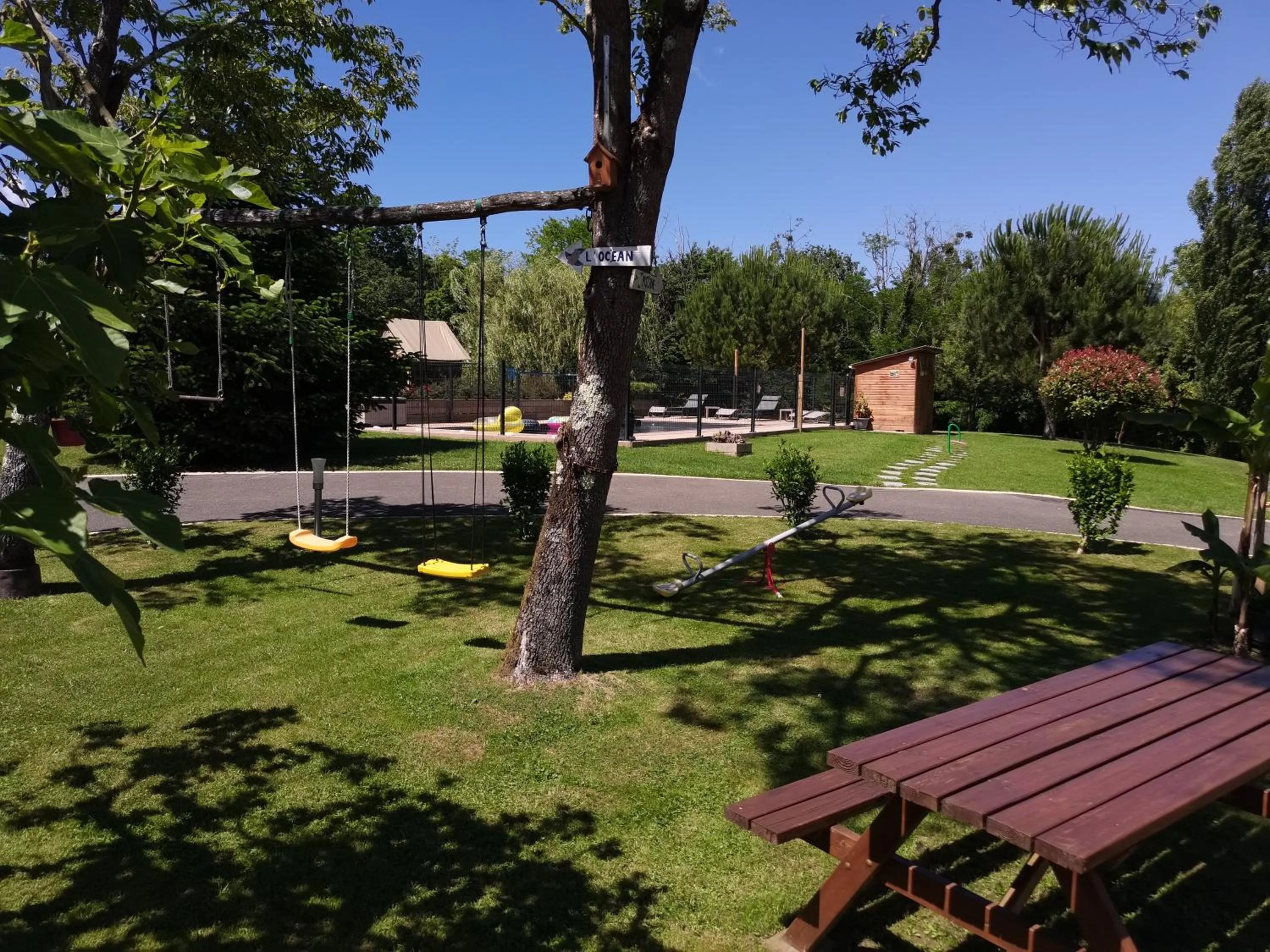 Children play ground in Au Petit Pédegouaty