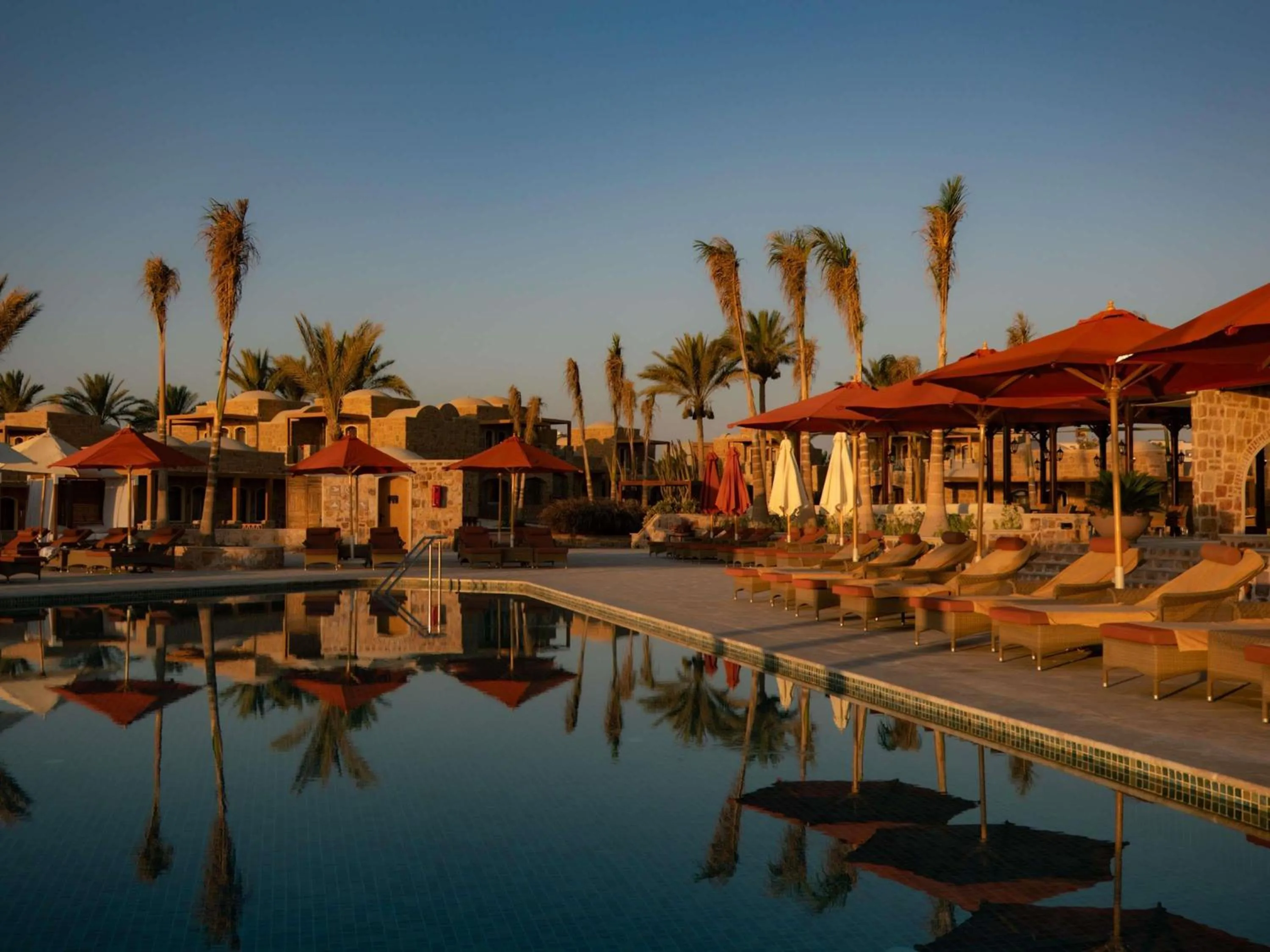 Pool view in Movenpick Resort El Quseir
