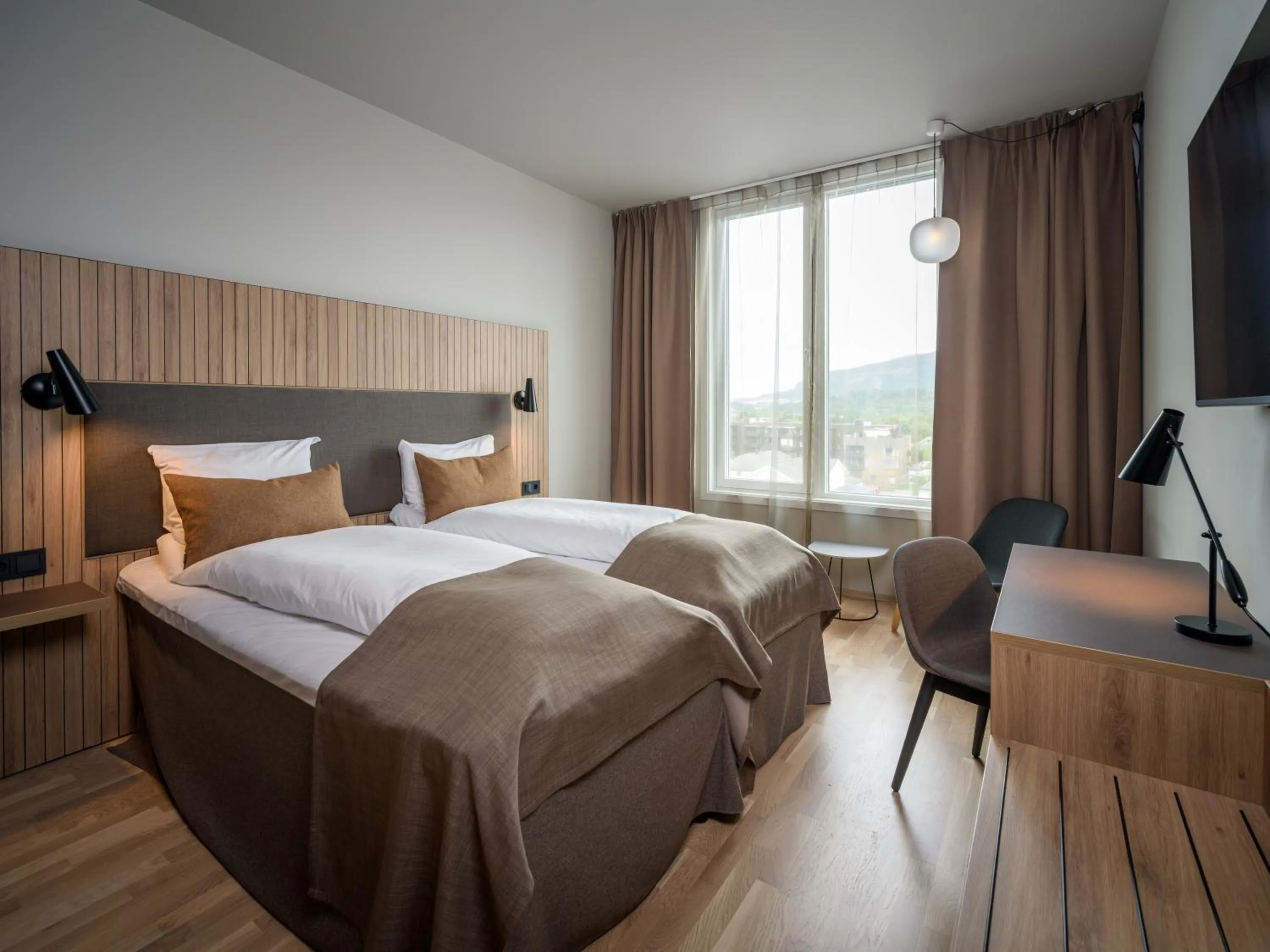 Bed in Quality Airport Hotel Værnes