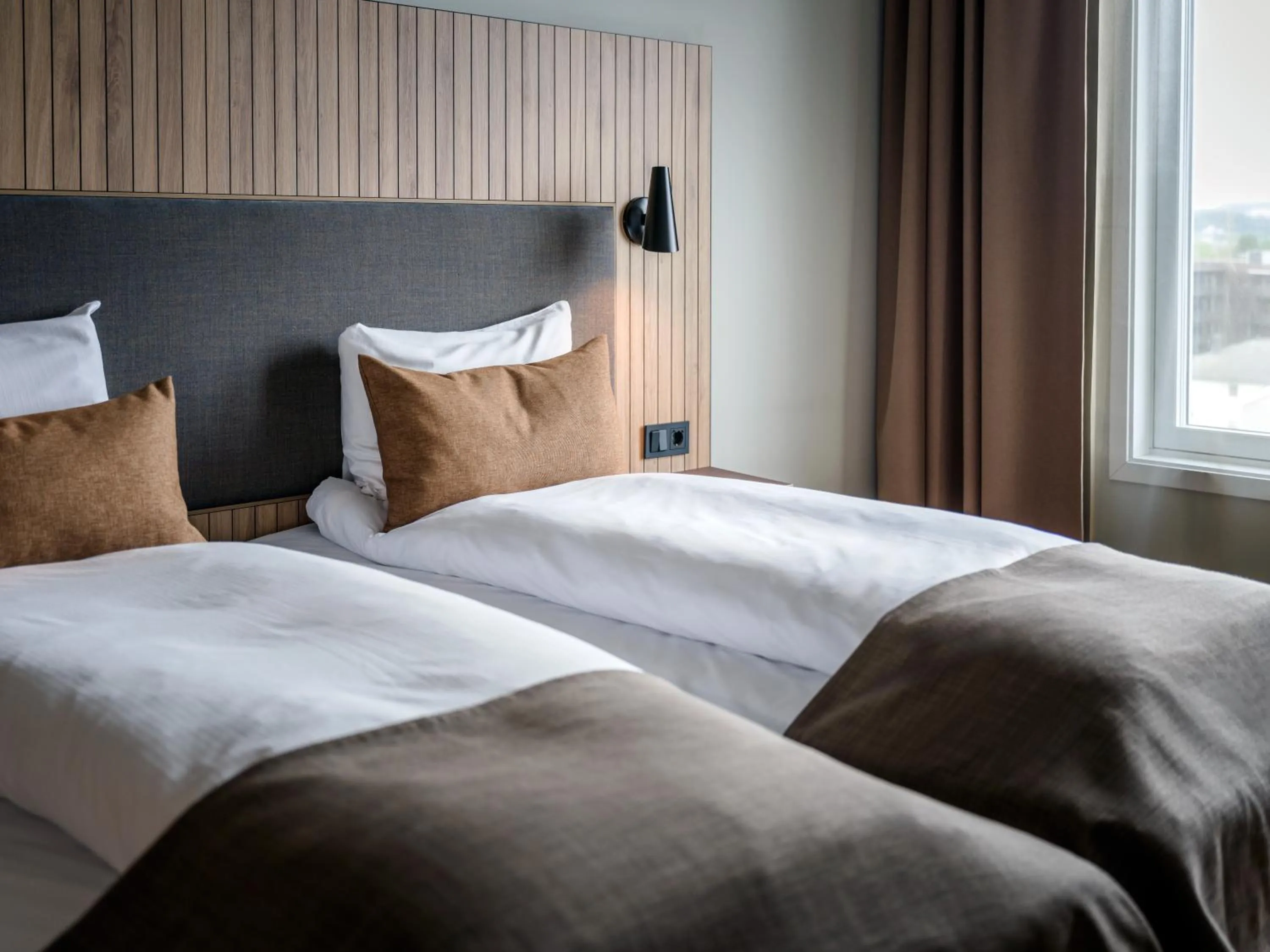 Bed in Quality Airport Hotel Værnes