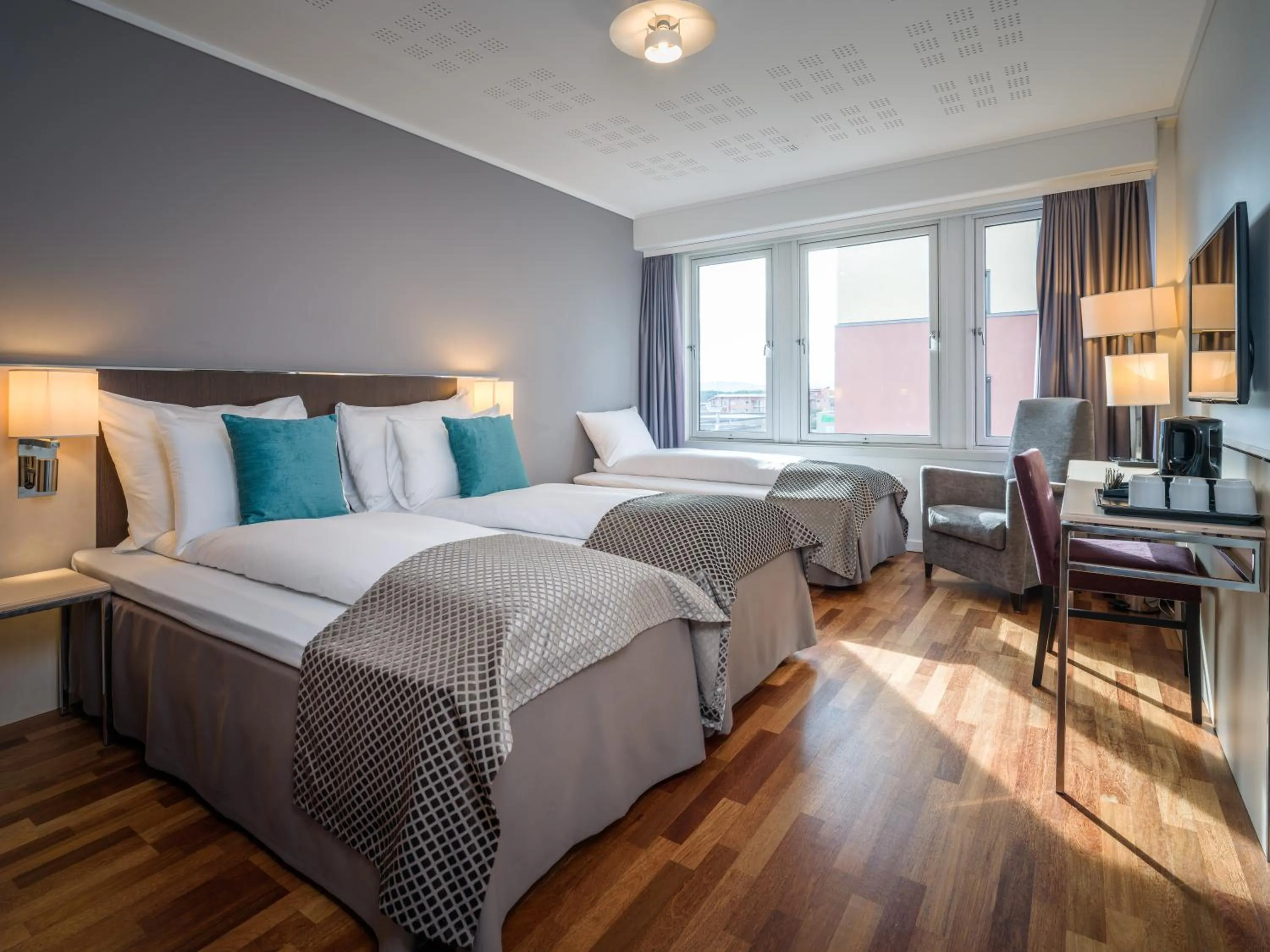 Bed in Quality Airport Hotel Værnes