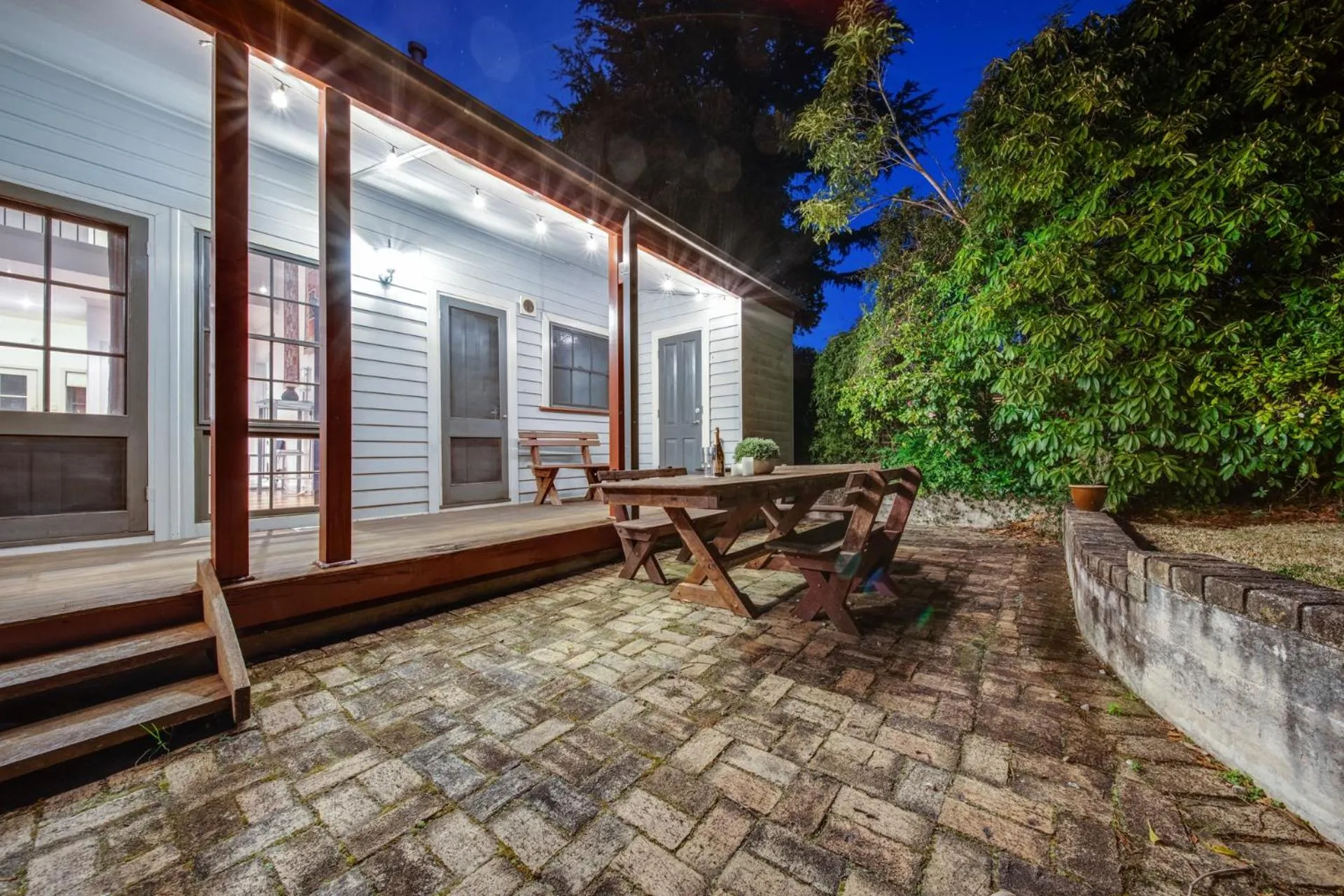 Balcony/Terrace in Whispering Pines Cottages