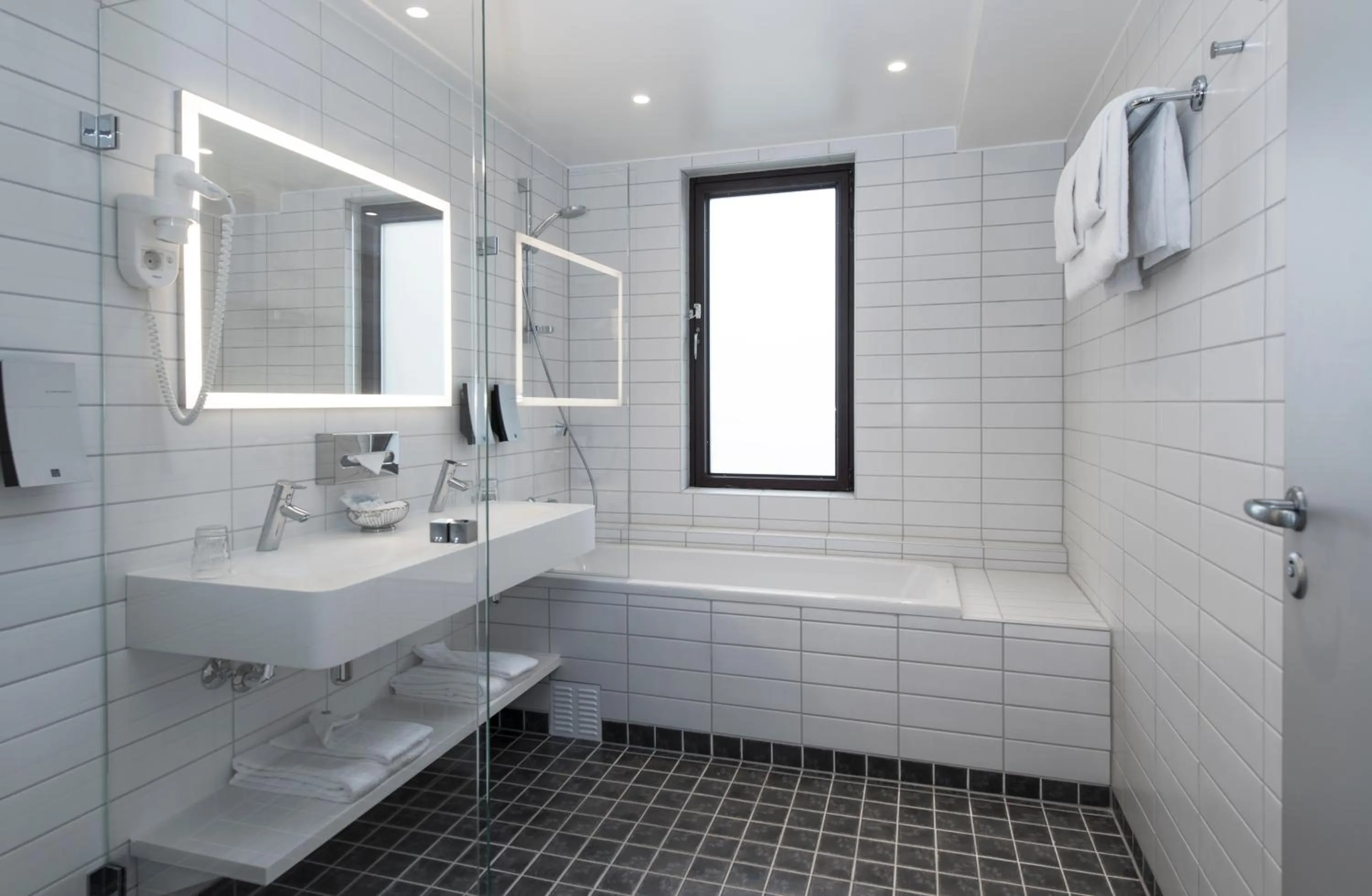 Shower in Thon Hotel Slottsparken