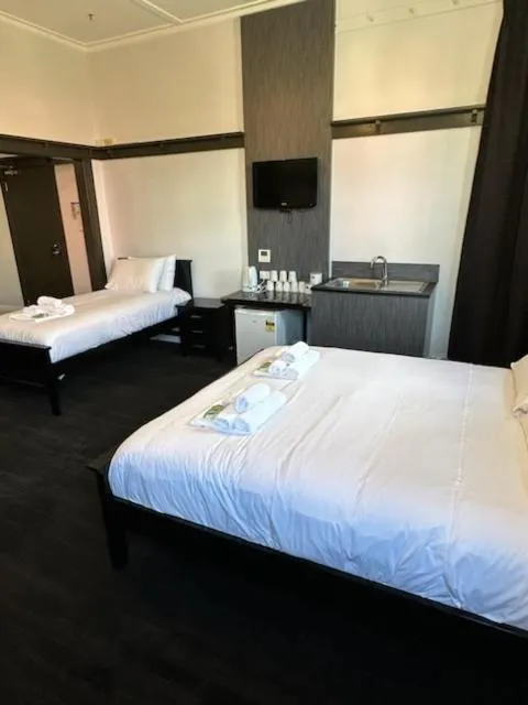 Bed in Royal Hotel Ryde