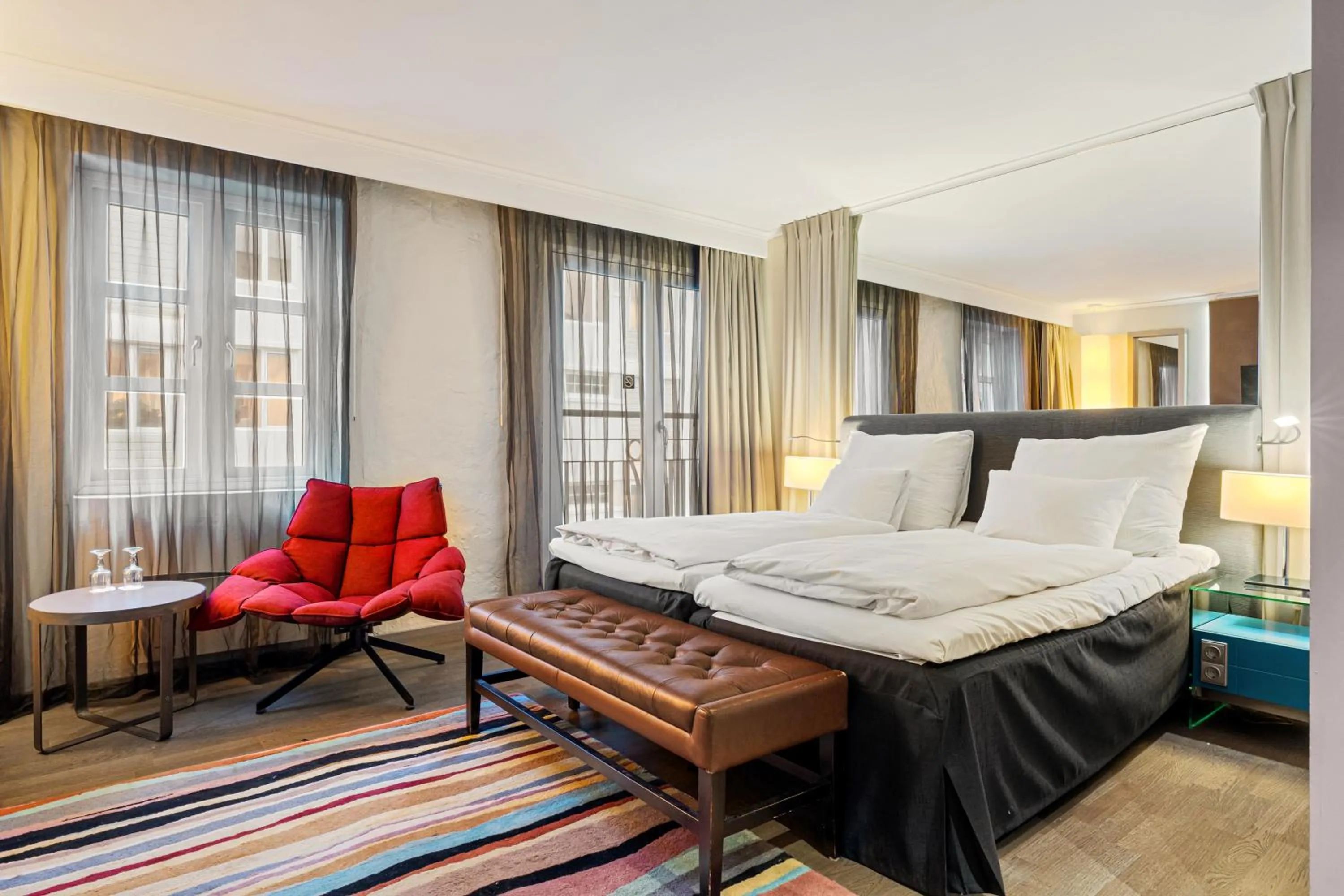 Bed in Clarion Hotel Admiral