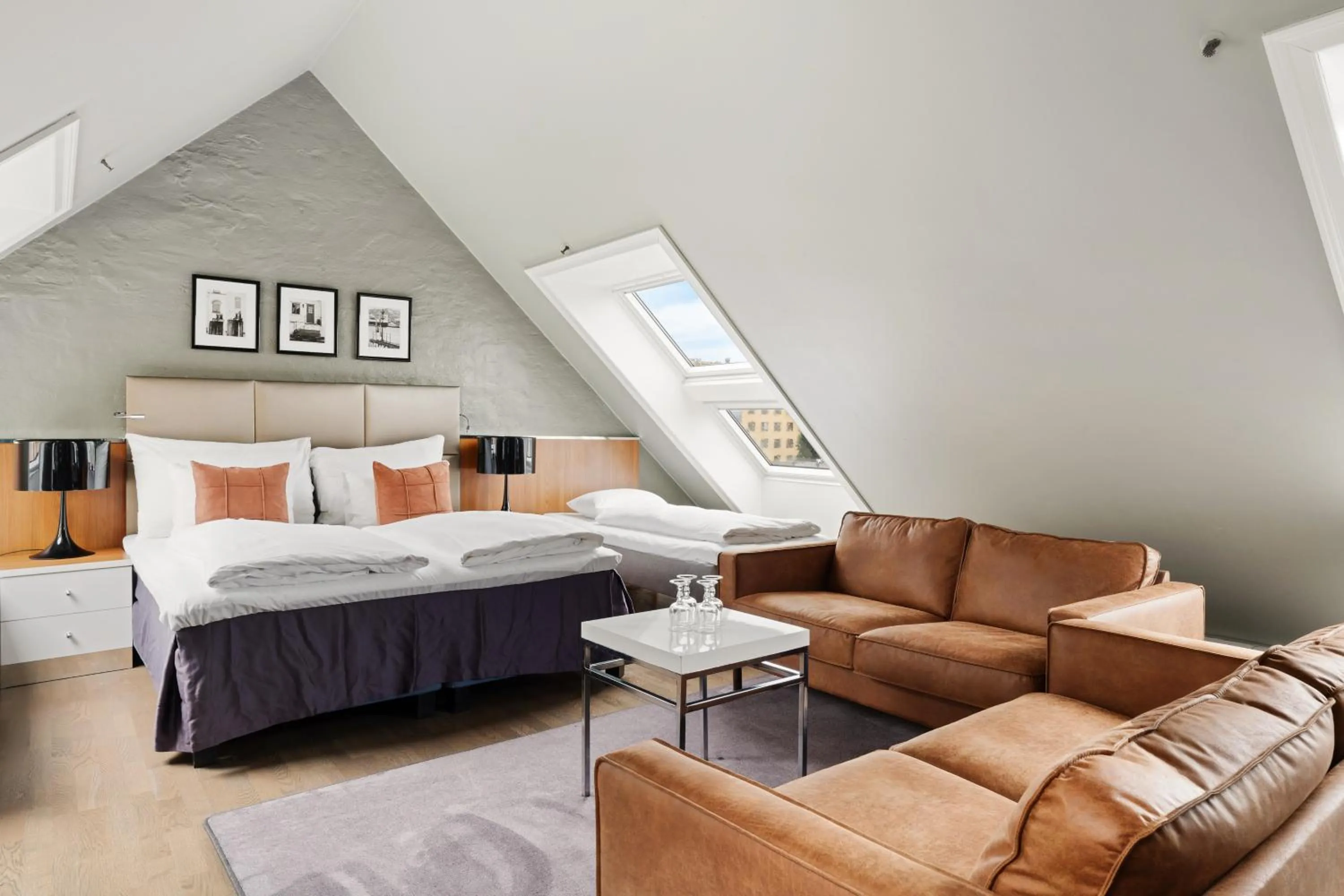 Bed in Clarion Hotel Admiral