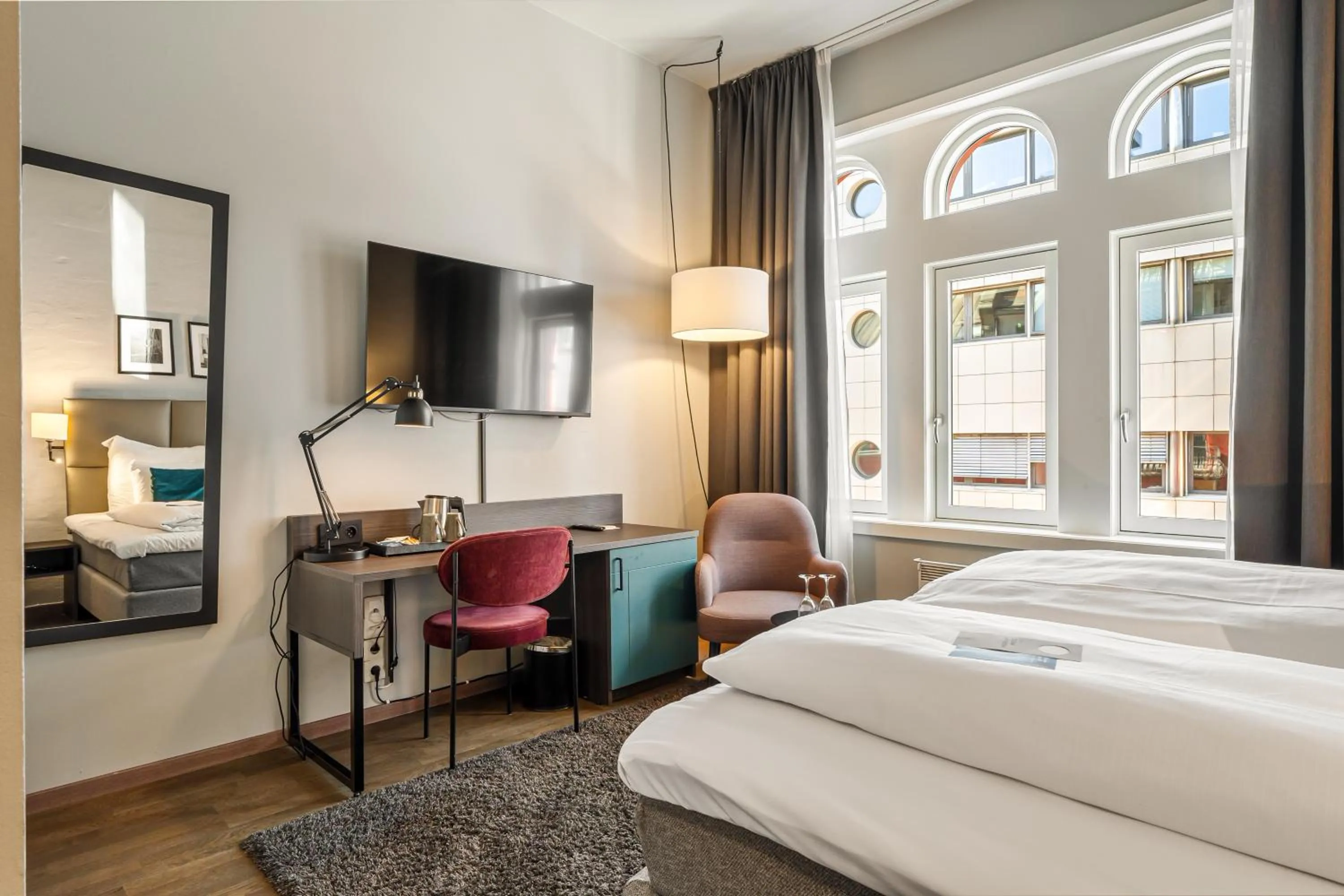 Bed in Clarion Hotel Admiral