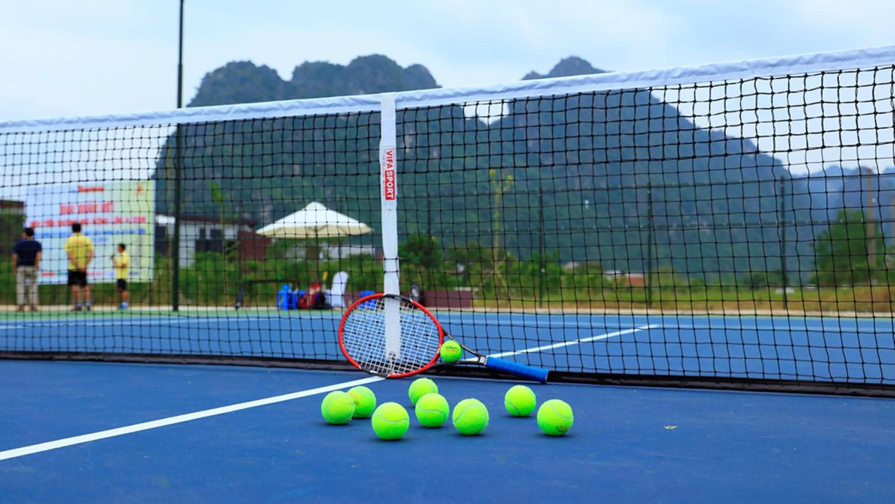 Tennis court in Serena Kim Boi Resort - Hoa Binh