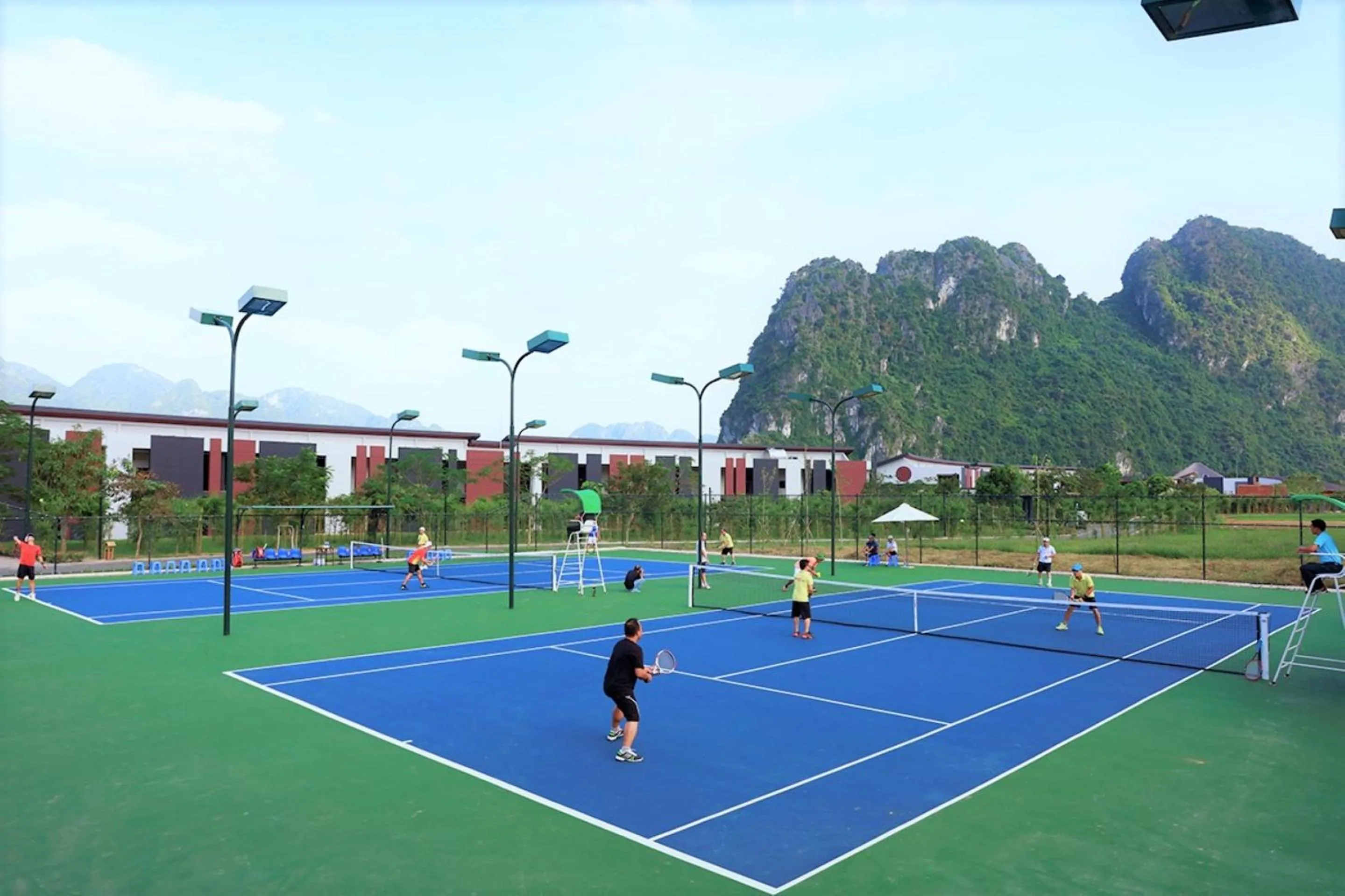 Tennis court in Serena Kim Boi Resort - Hoa Binh
