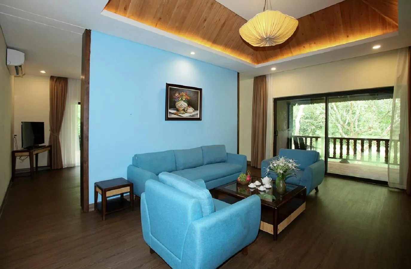 Living room in Serena Kim Boi Resort - Hoa Binh