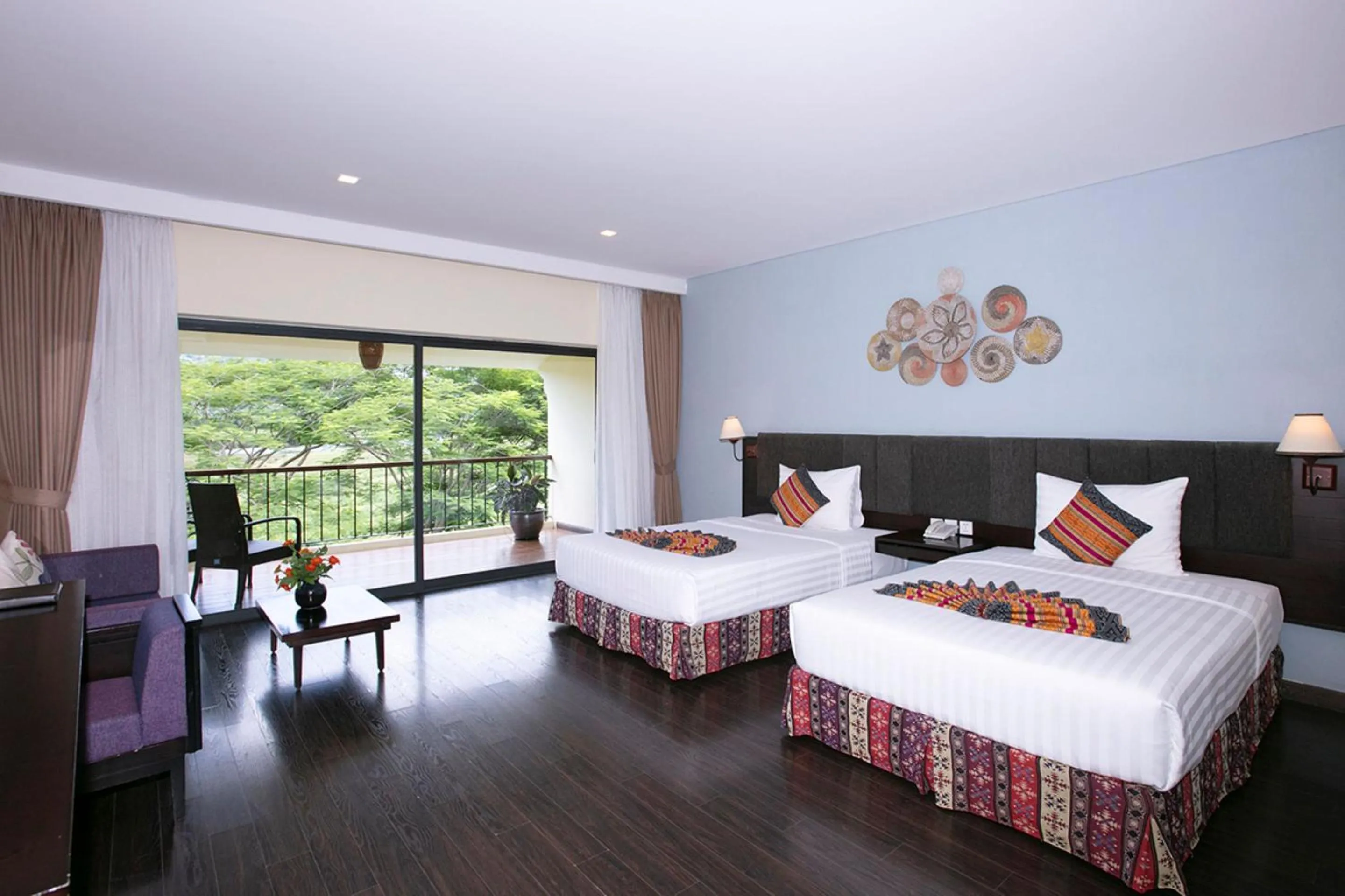 Bedroom, Bed in Serena Kim Boi Resort - Hoa Binh