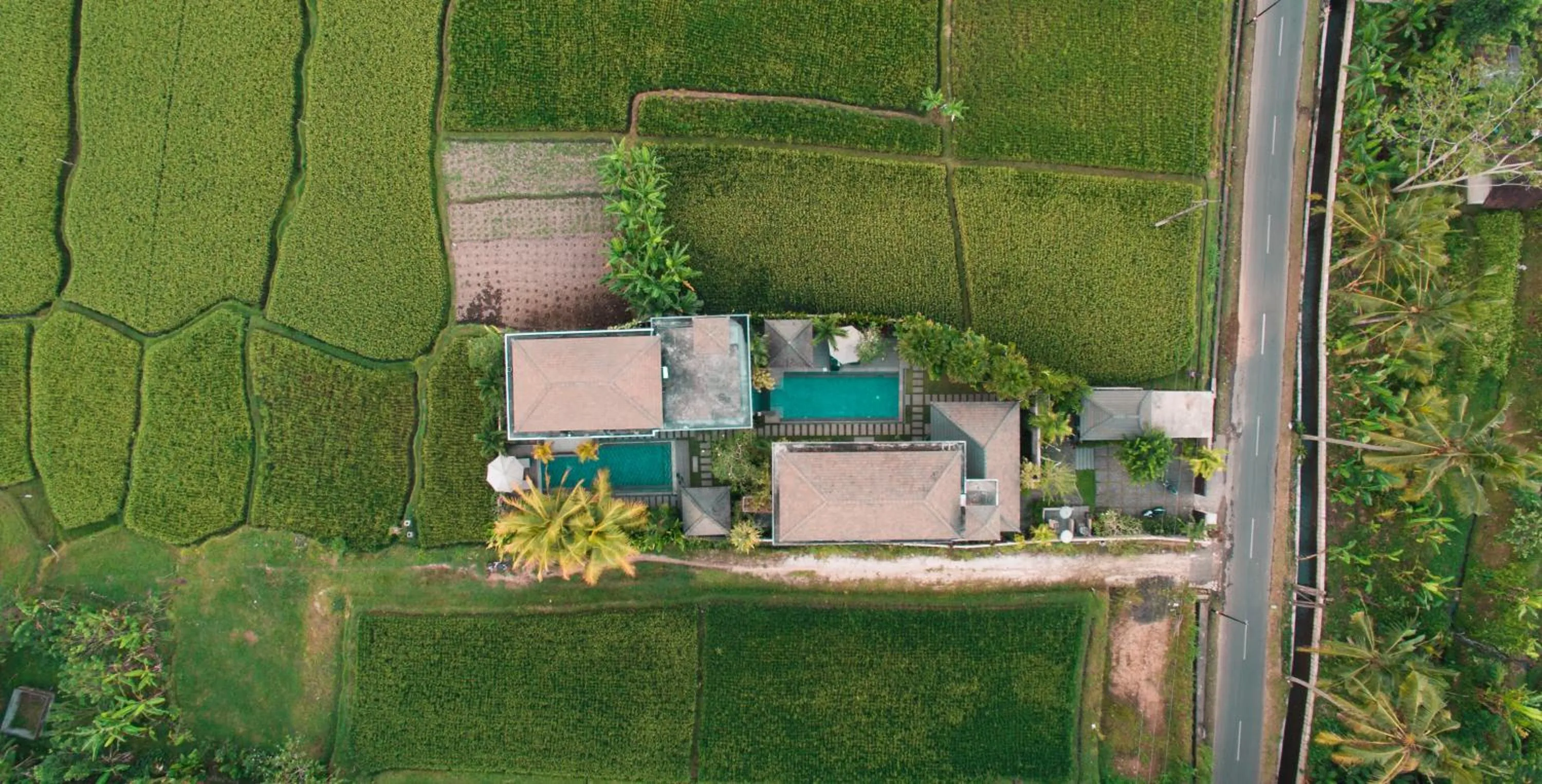 Bird's eye view in Alosta Luxury Private Villa