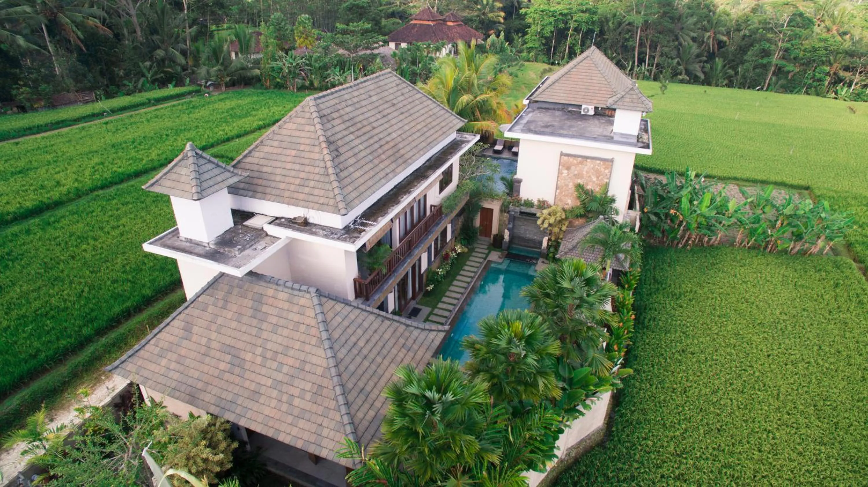 Bird's eye view in Alosta Luxury Private Villa