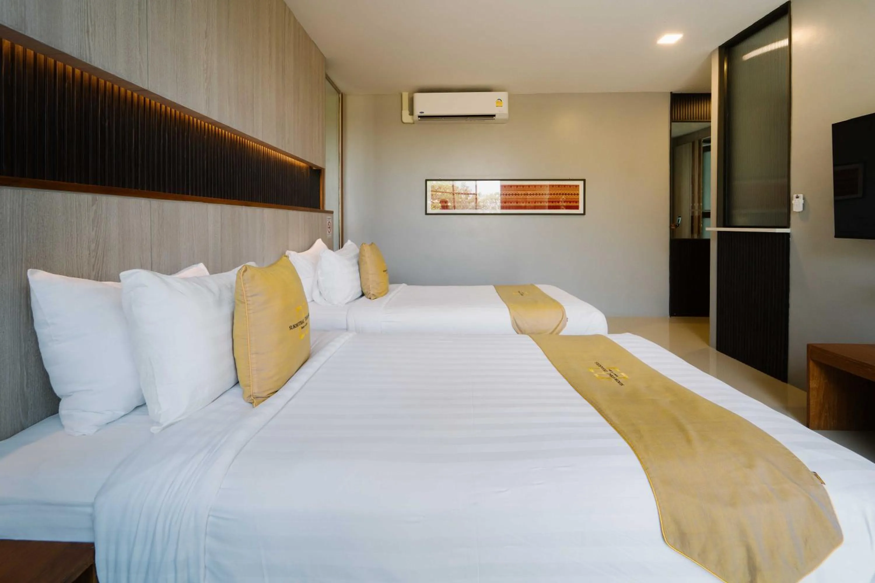 Bed in Sukhothai Treasure Resort & Spa