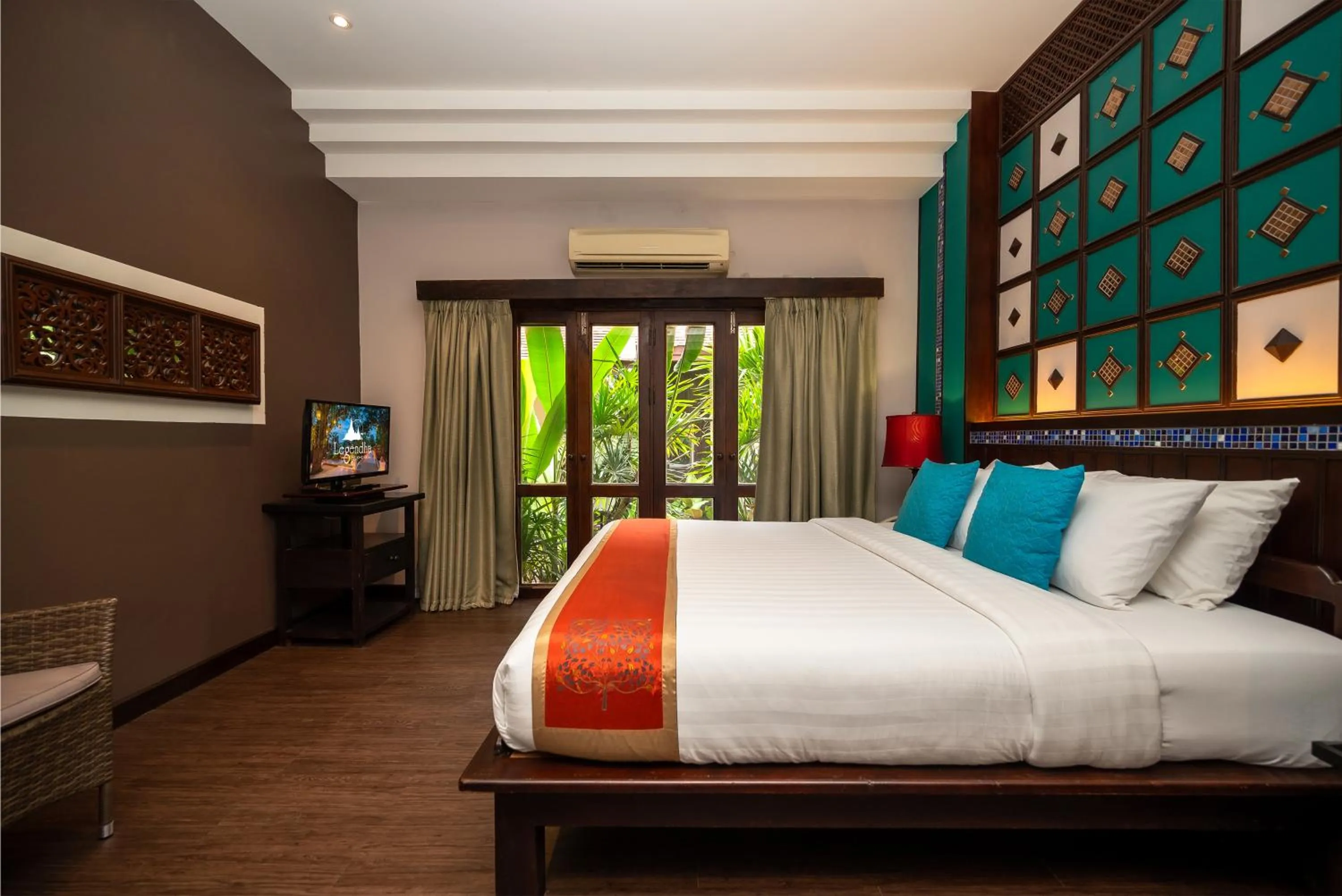 Bed in Legendha Sukhothai Hotel