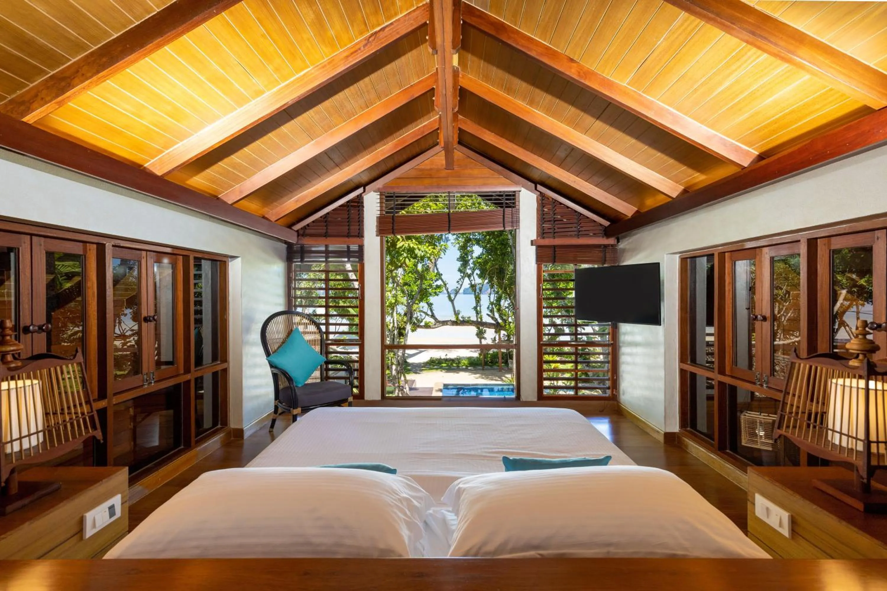 Bed in The Tubkaak Krabi Boutique Resort