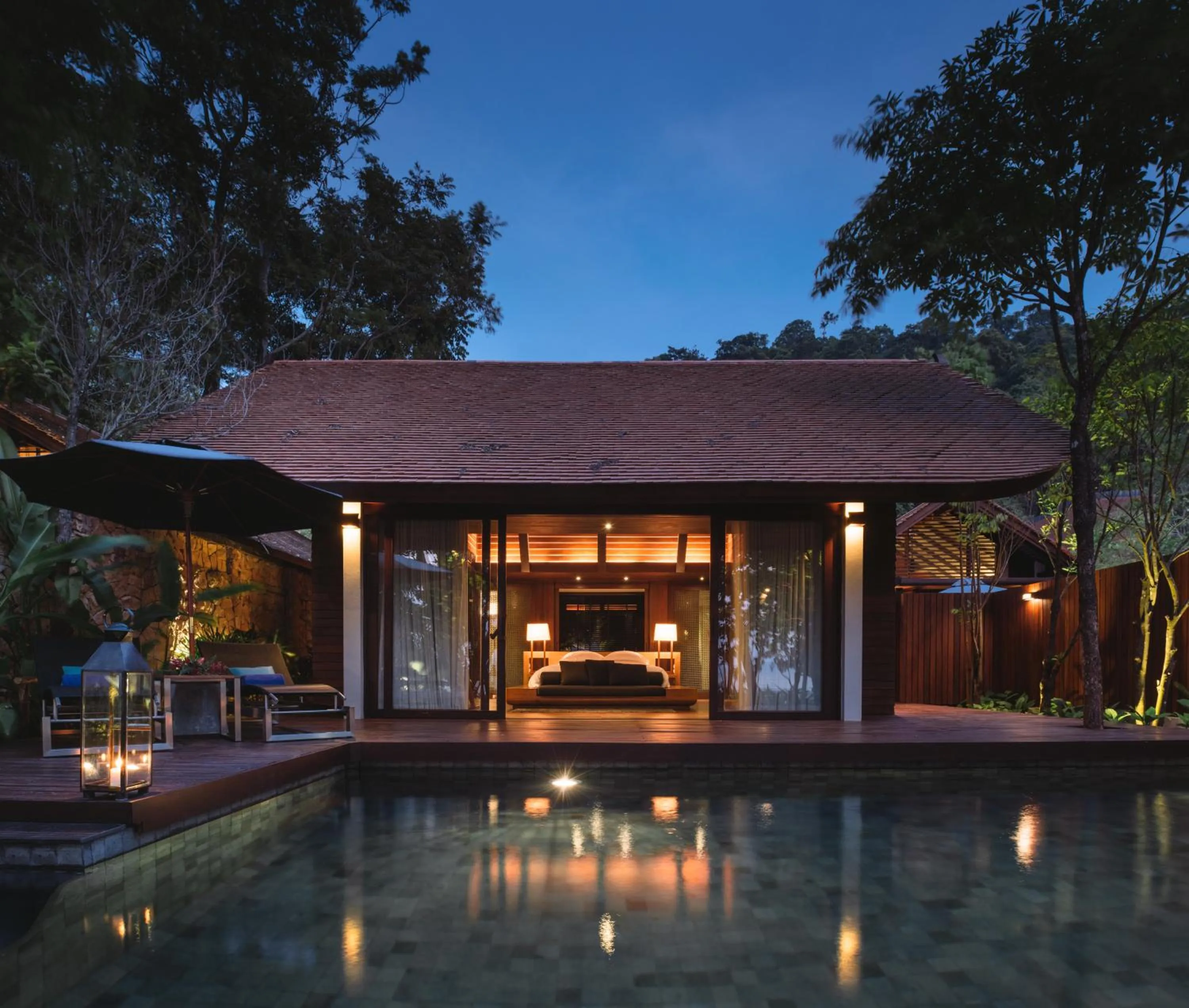 Bed in The Tubkaak Krabi Boutique Resort